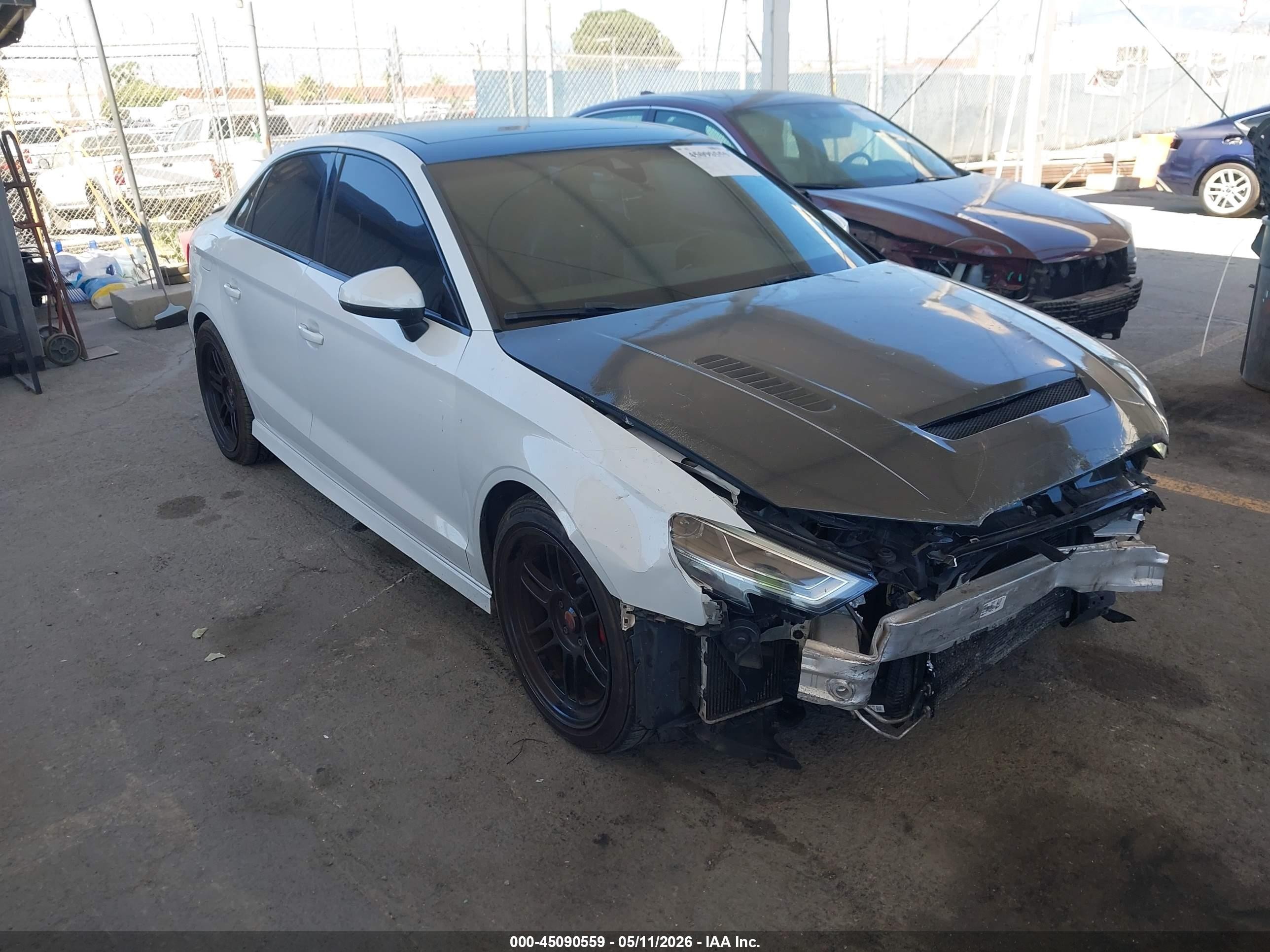 2017 Audi S3 Prestige, VIN WAUF1HFF9H1025175 — Front end