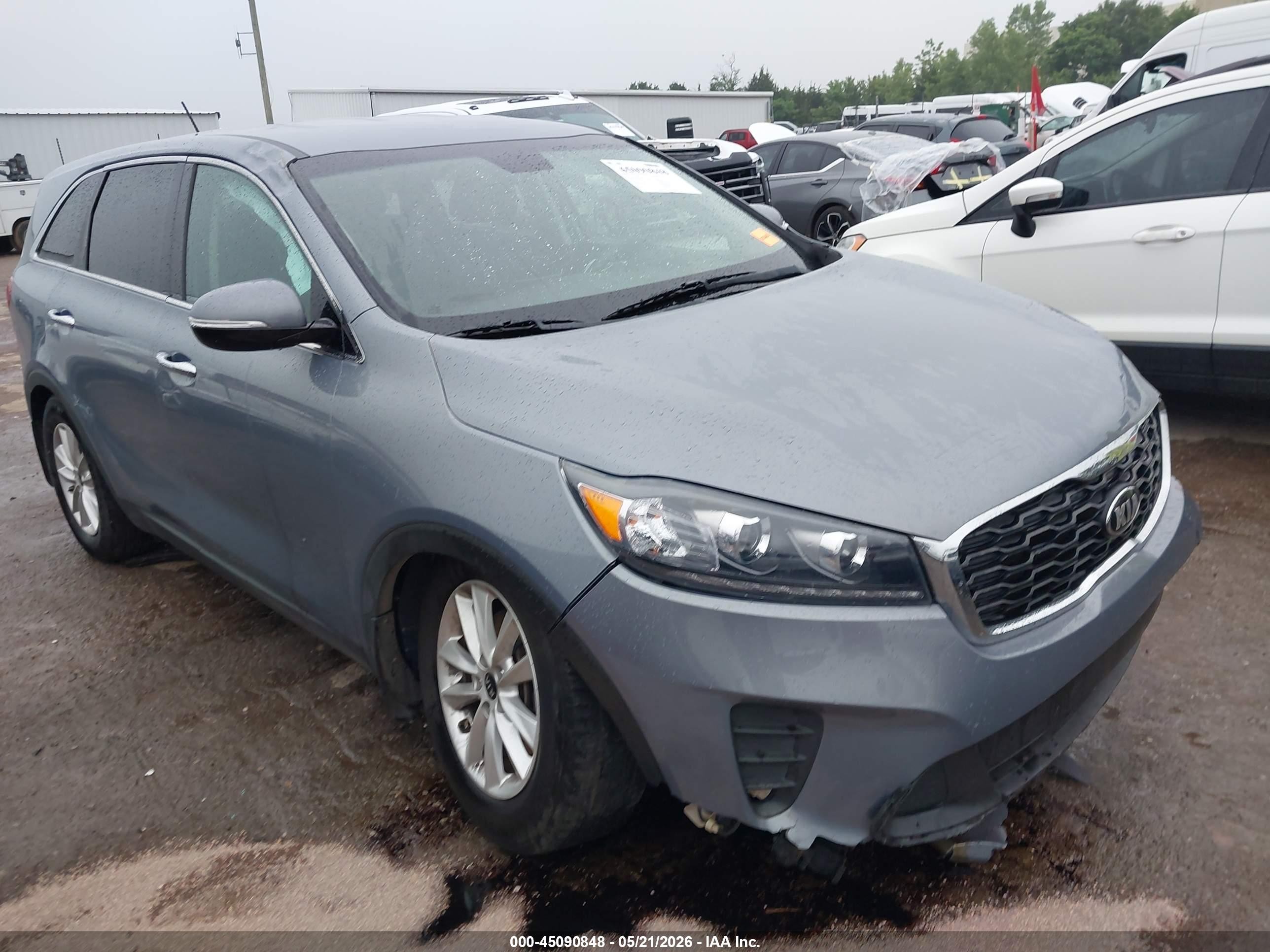 2020 Kia Sorento LX, VIN 5XYPG4A36LG639427 — Опрокидывание