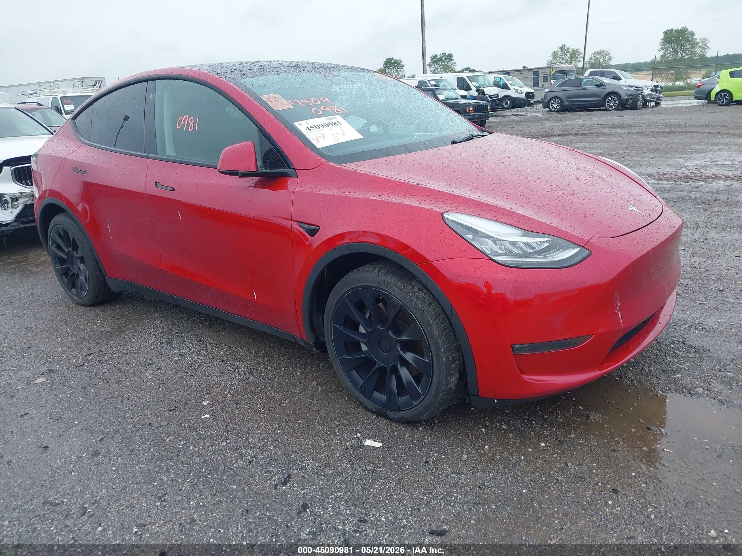 2021 Tesla Model Y Long Range, VIN 5YJYGAEE4MF155375 — Mechanical