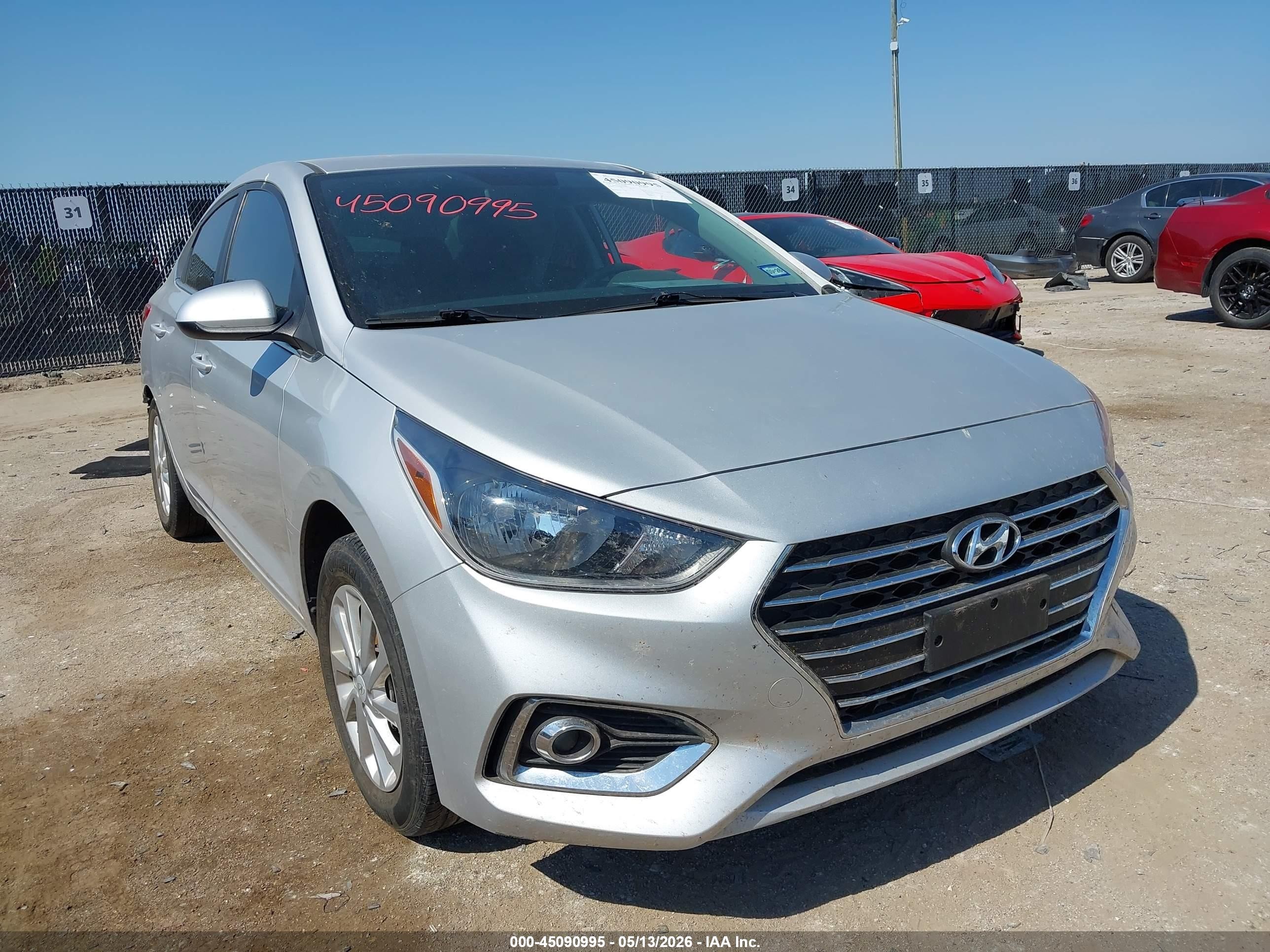 2022 Hyundai Accent SE, VIN 3KPC24A64NE189803 — Rear end