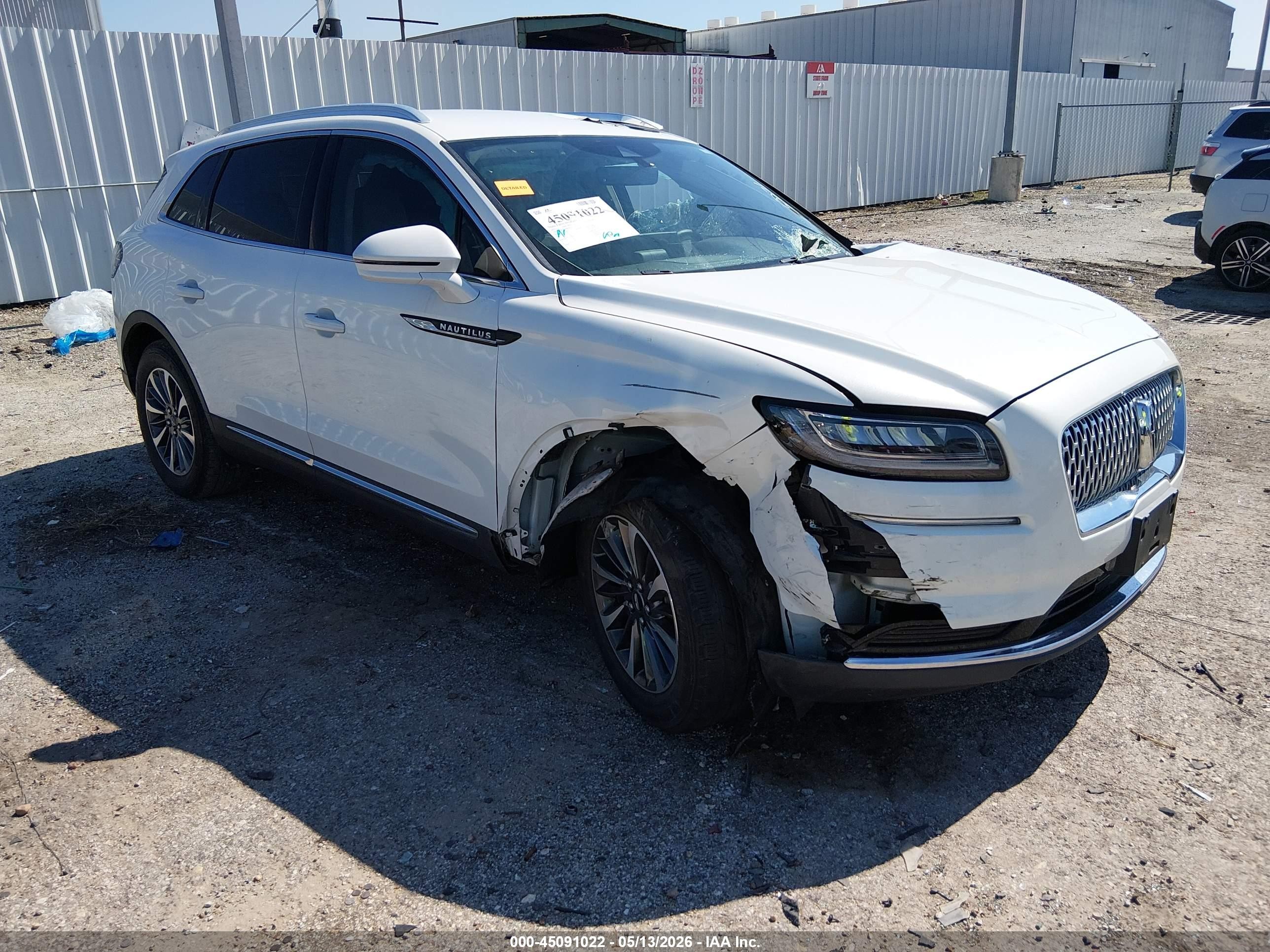 2023 Lincoln Nautilus Standard, VIN 2LMPJ6J97PBL02793 — Rollover