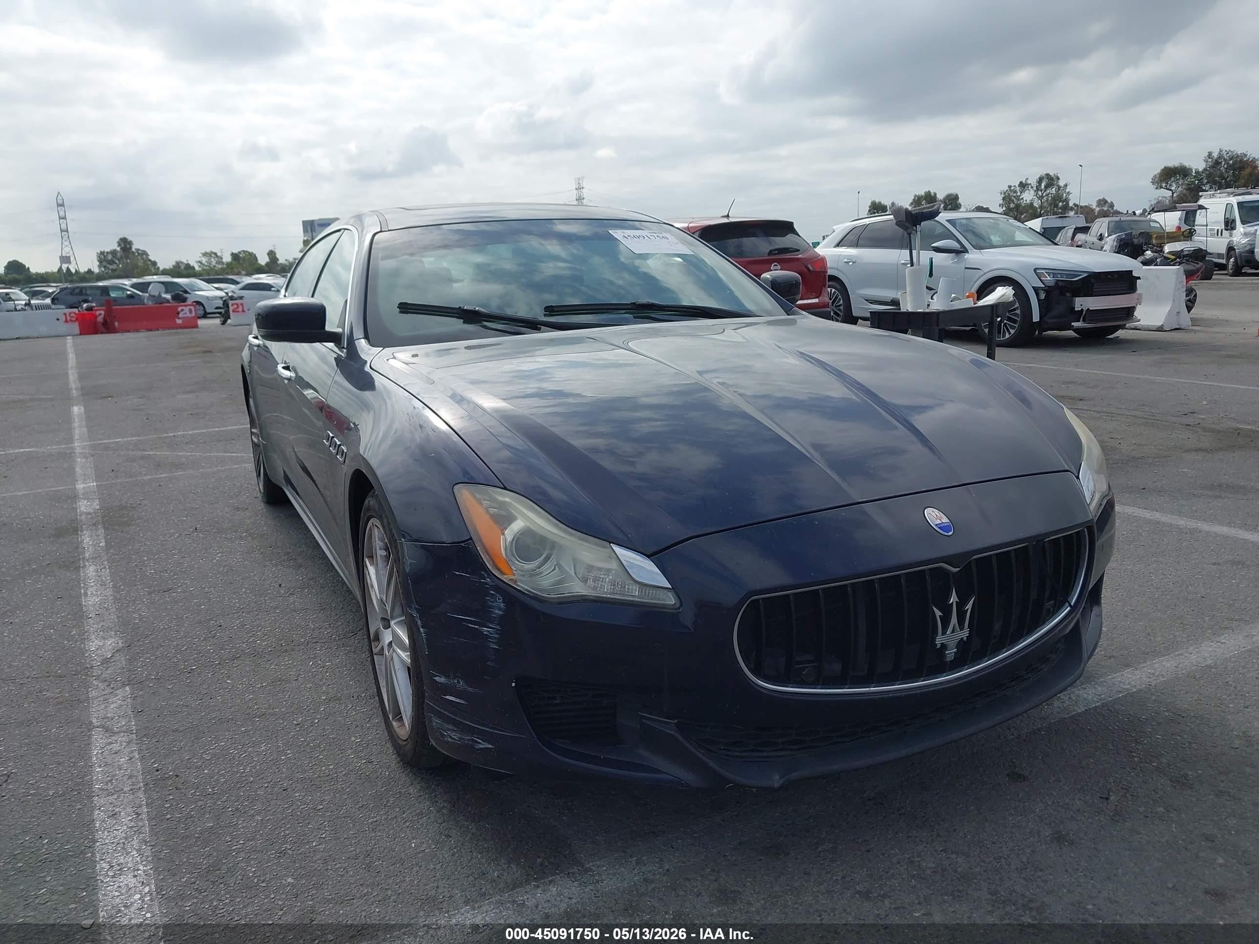 2015 Maserati Quattroporte S Q4, VIN ZAM56RRA2F1142658 — Normal wear