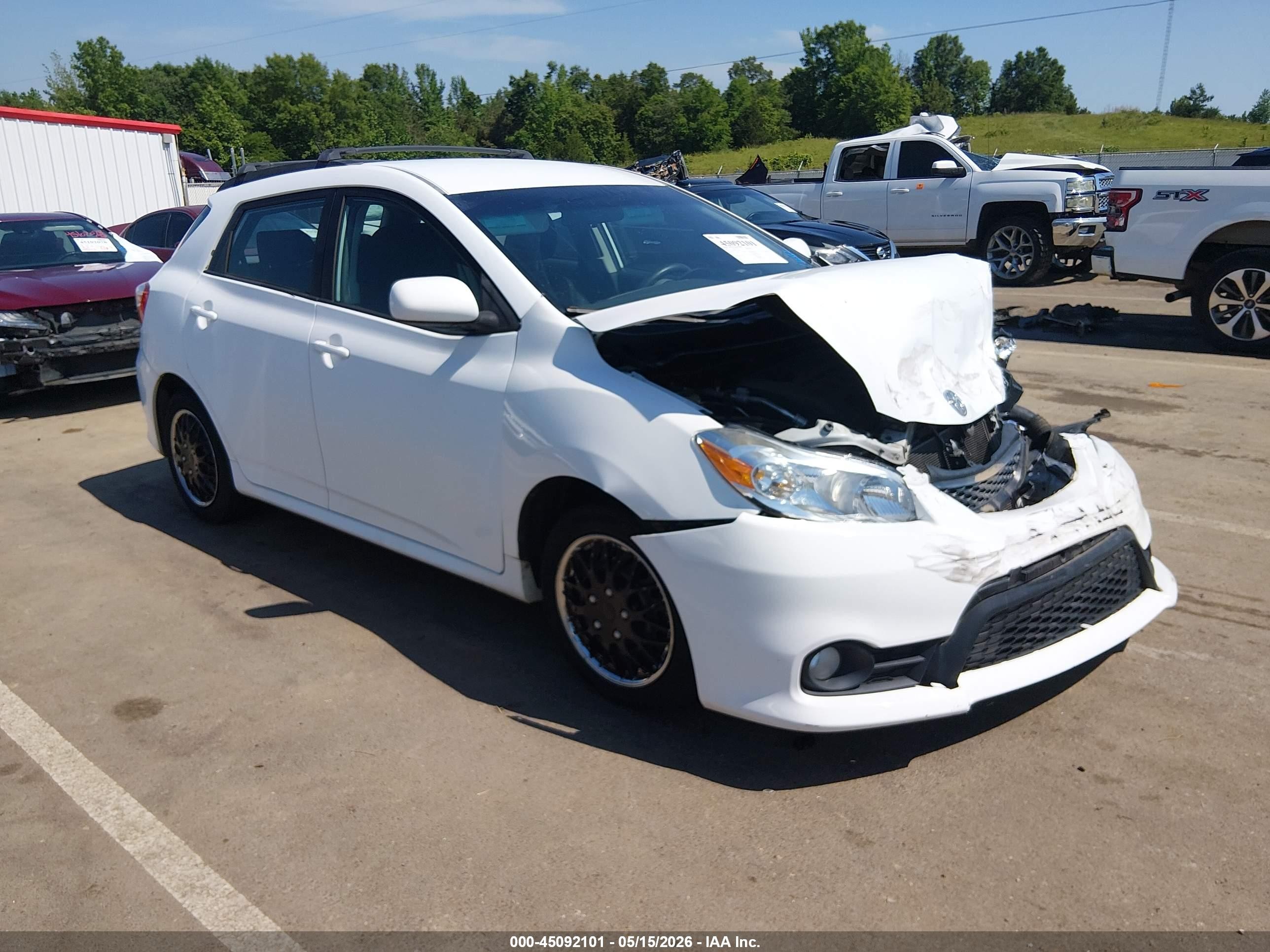 2012 Toyota Matrix L, VIN 2T1KU4EE5CC763893 — Front end