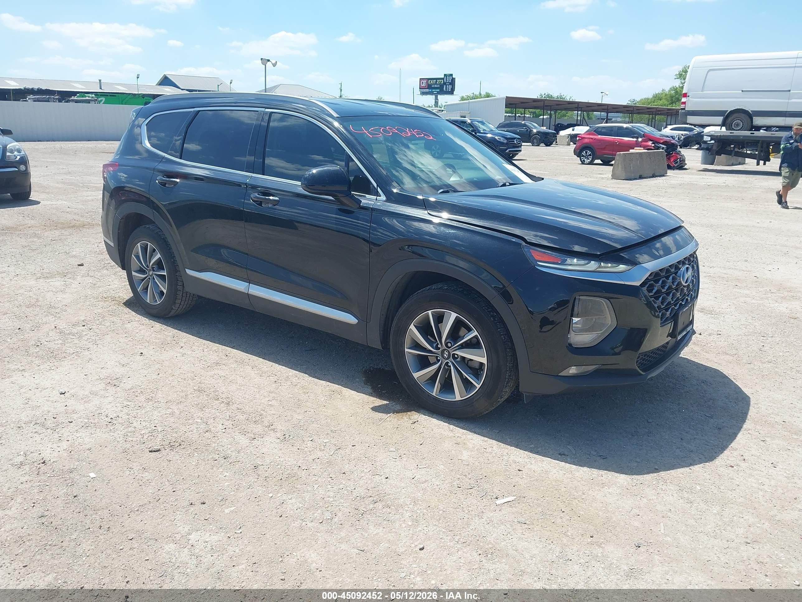 2020 Hyundai Santa Fe SEL, VIN 5NMS33AD4LH211113 — Hail