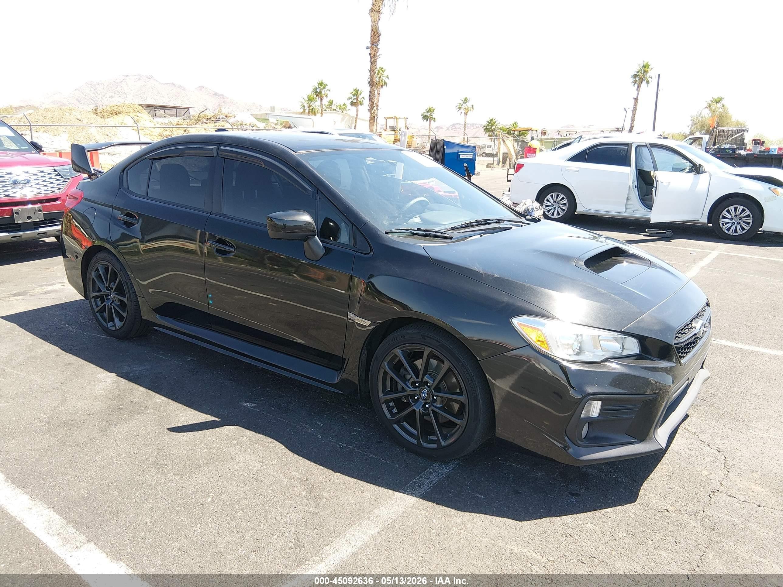 2020 Subaru WRX Premium, VIN JF1VA1C68L9828778 — Side