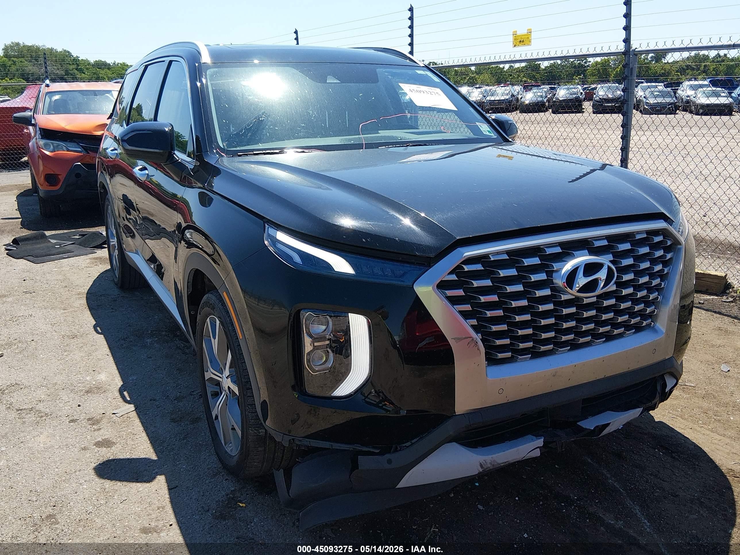 2022 Hyundai Palisade SEL, VIN KM8R44HE8NU364262 — Rear end