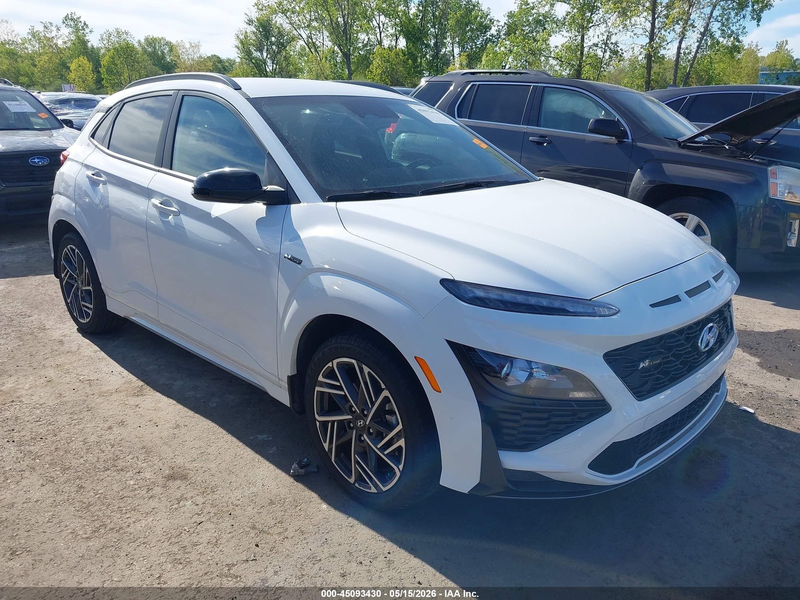 2022 Hyundai Kona N Line, VIN KM8K3CA39NU796432 — Side
