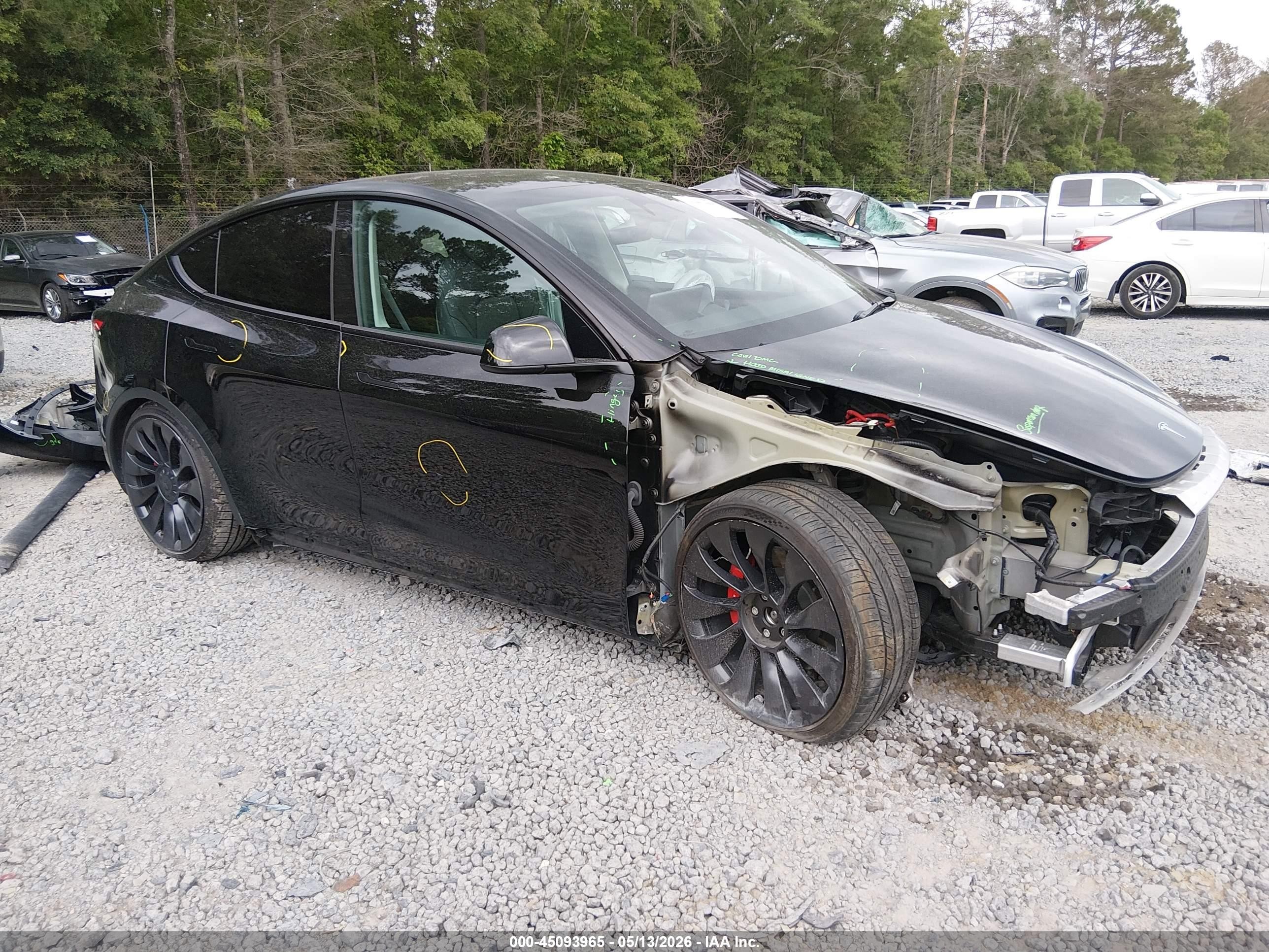 2023 Tesla Model Y Performance, VIN 7SAYGDEF3PF825404 — Not stated