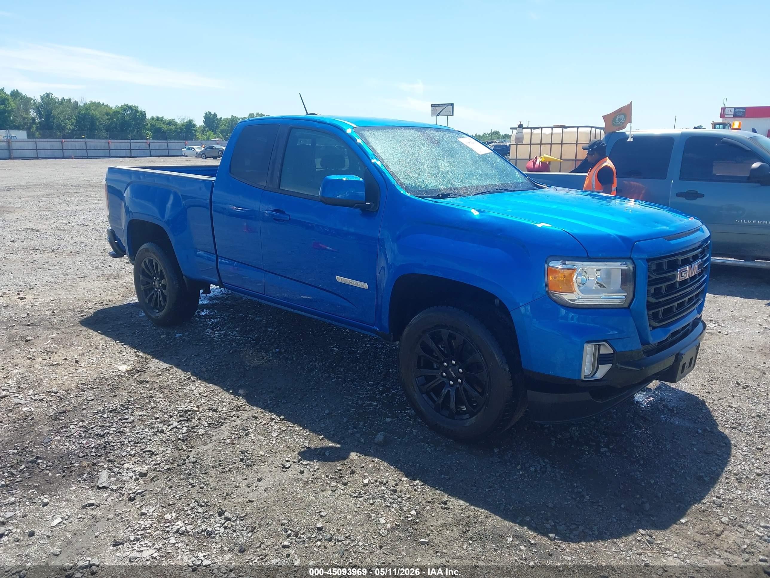 2022 GMC Canyon 2WD Elevation, VIN 1GTH5CEA1N1326429 — Hail