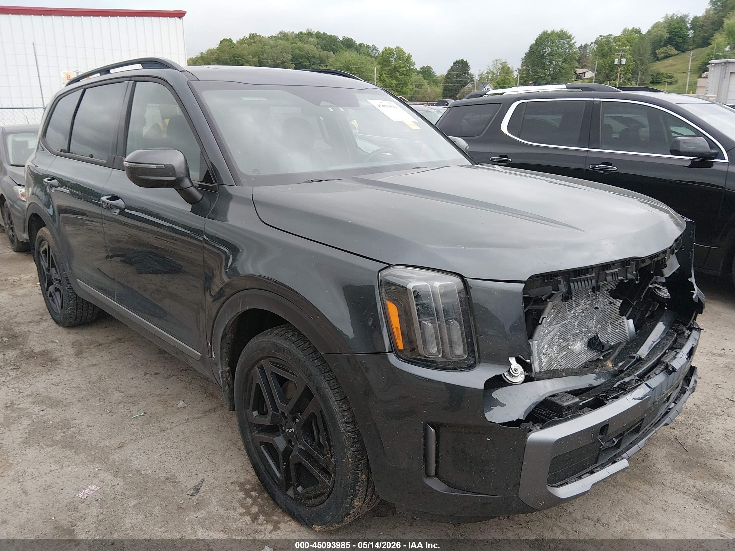 2023 Kia Telluride EX X-Line, VIN 5XYP3DGC8PG380593 — Front end