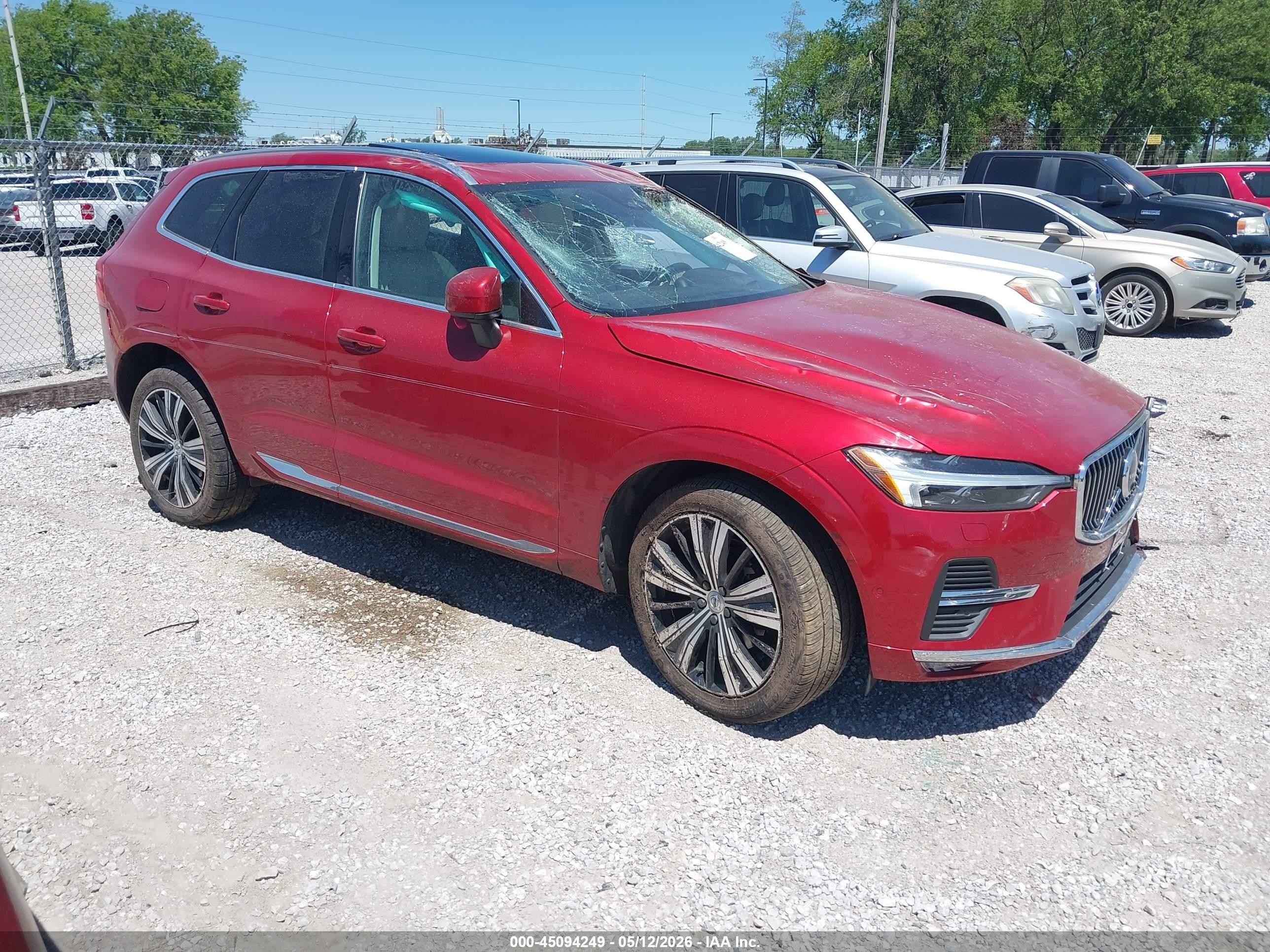 2022 Volvo XC60 Inscription, VIN YV4L12RL9N1964792 — Опрокидывание