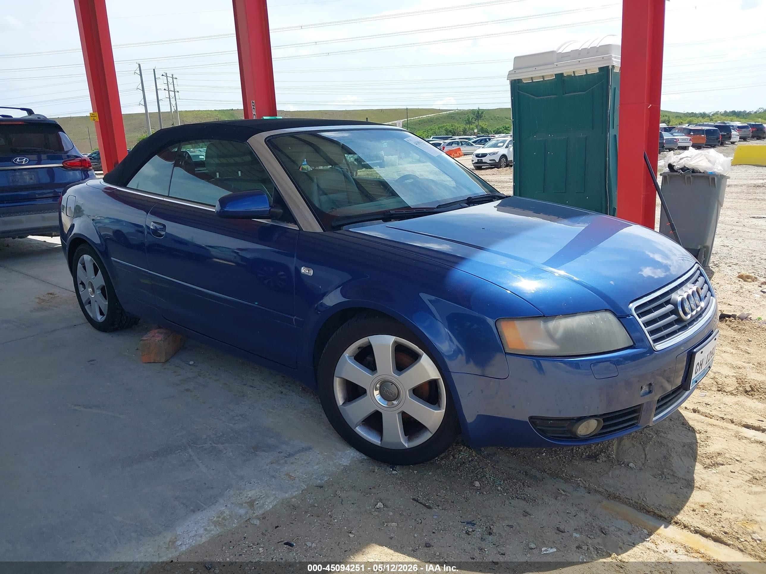 2003 Audi A4 1.8T, VIN WAUAC48HX3K020792 — Normal wear