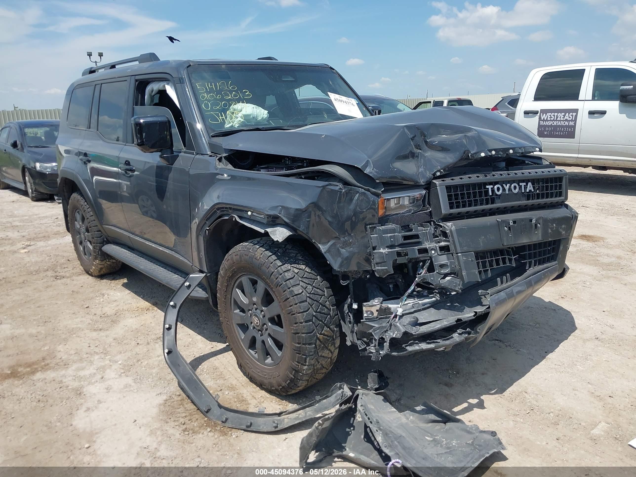 2025 Toyota Land Cruiser, VIN JTEABFAJ6S5020814 — Front end