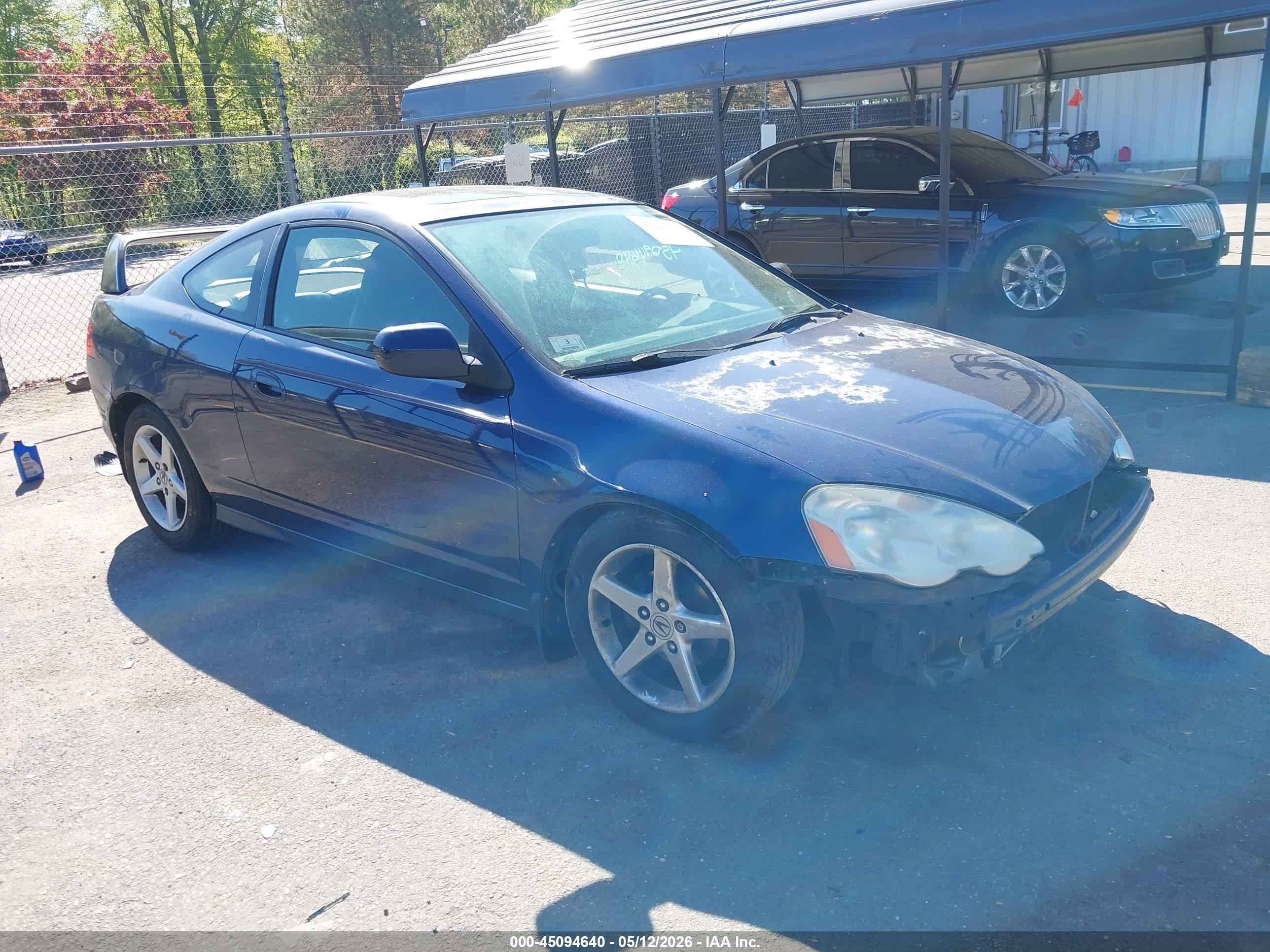 2004 Acura RSX, VIN JH4DC54834S014506 — Перед