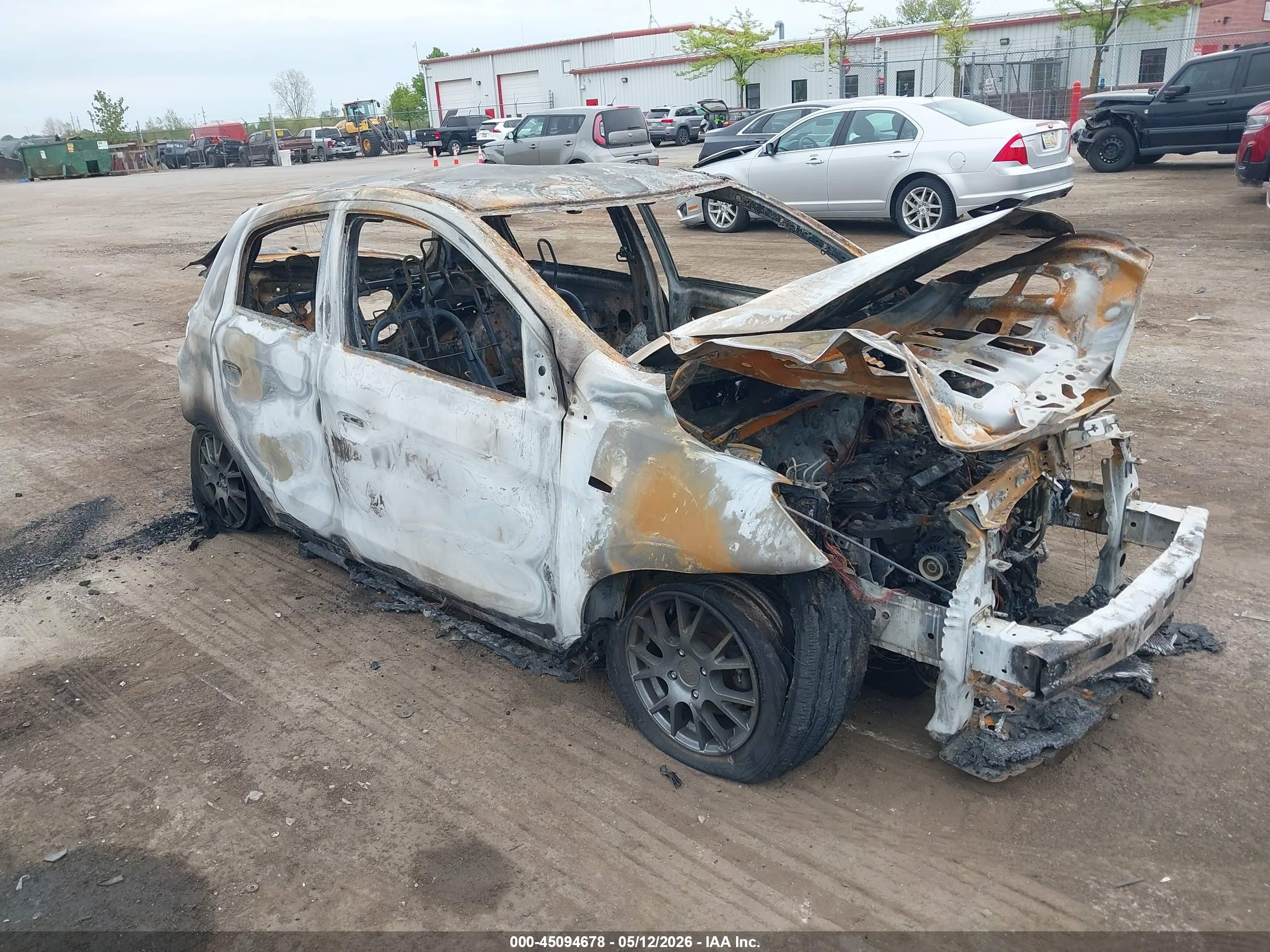 2021 Mitsubishi Mirage ES, VIN ML32AUHJ5MH005716 — Burn