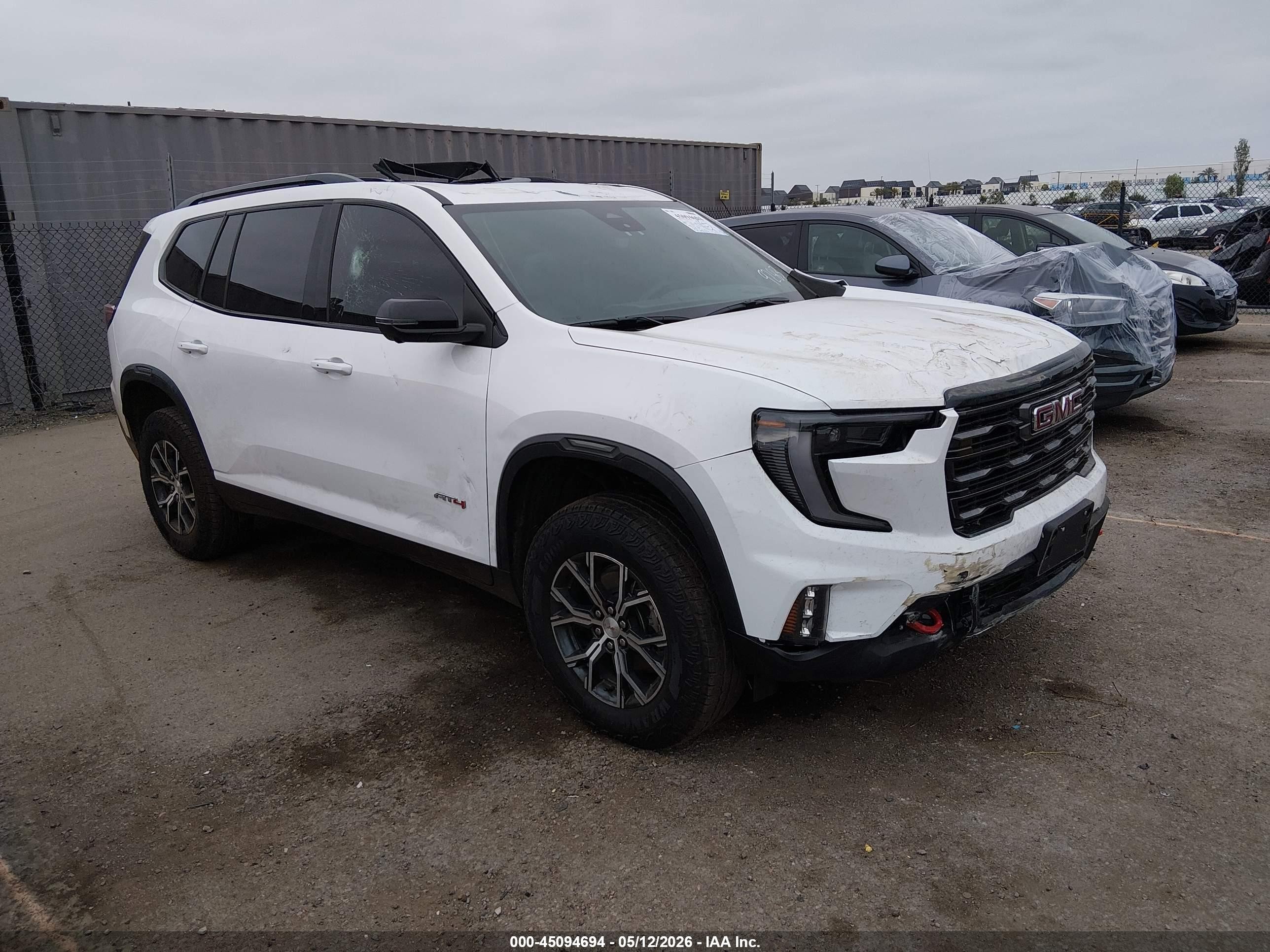 2026 GMC Acadia AWD AT4, VIN 1GKENPKS6TJ229283 — Rollover