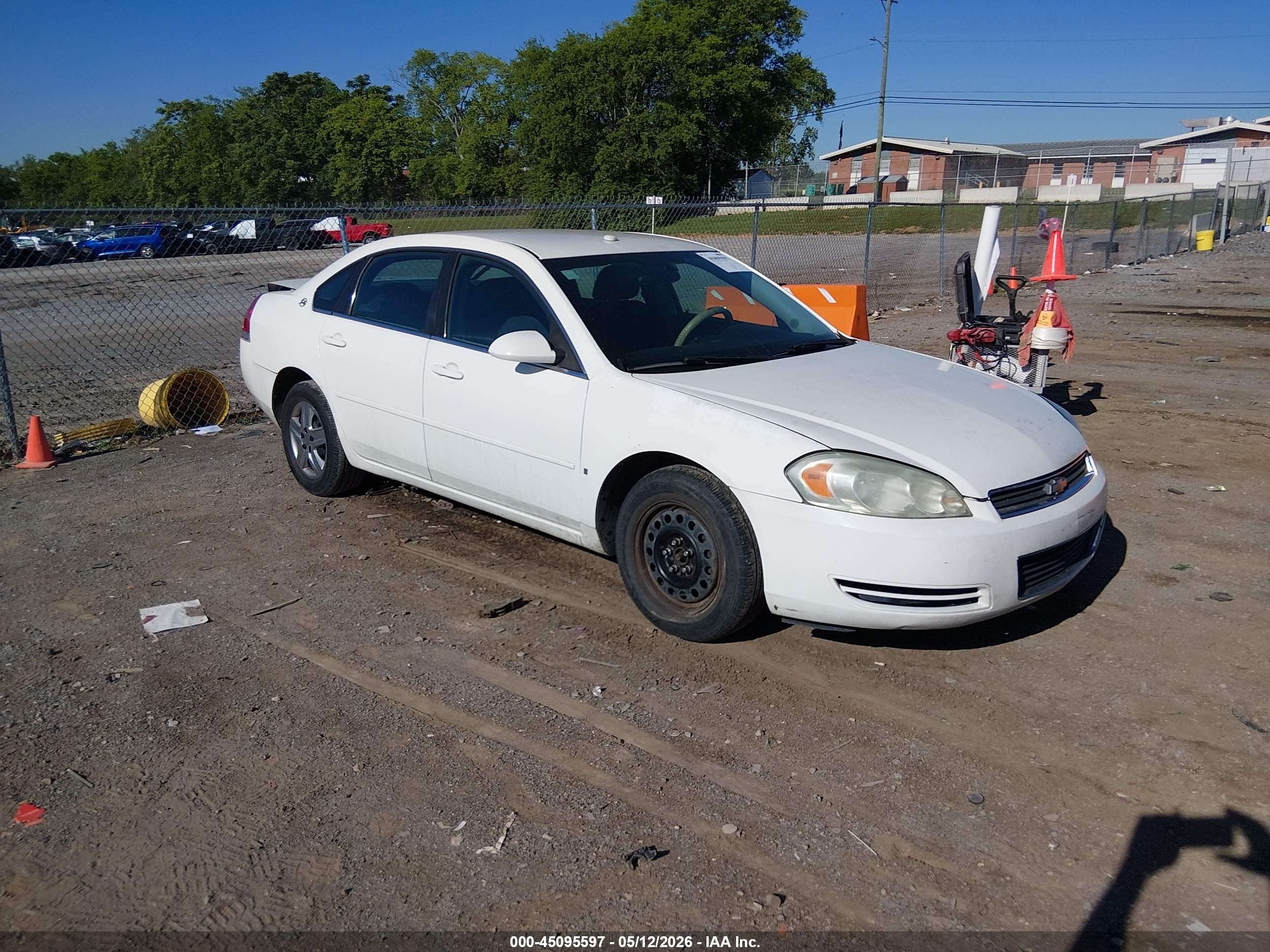 2007 Chevrolet Impala Police Unmarked Police, VIN 2G1WS55R479419020 — Rear end