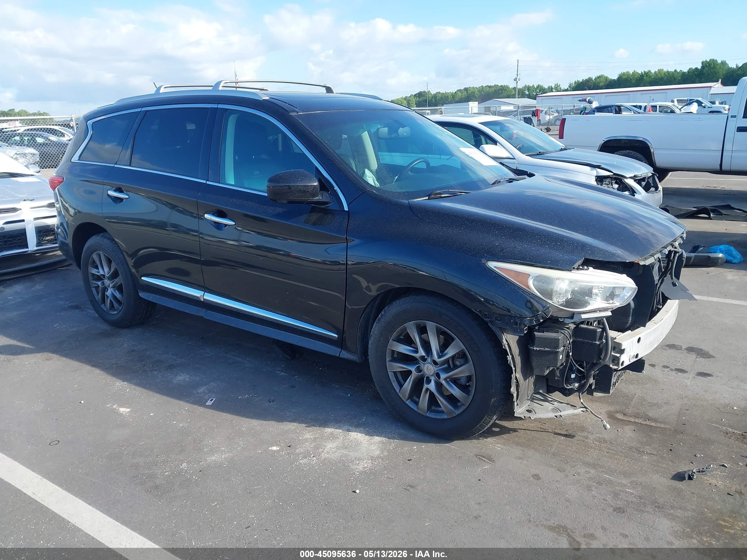 2013 Infiniti JX35, VIN 5N1AL0MM8DC326038 — Front end