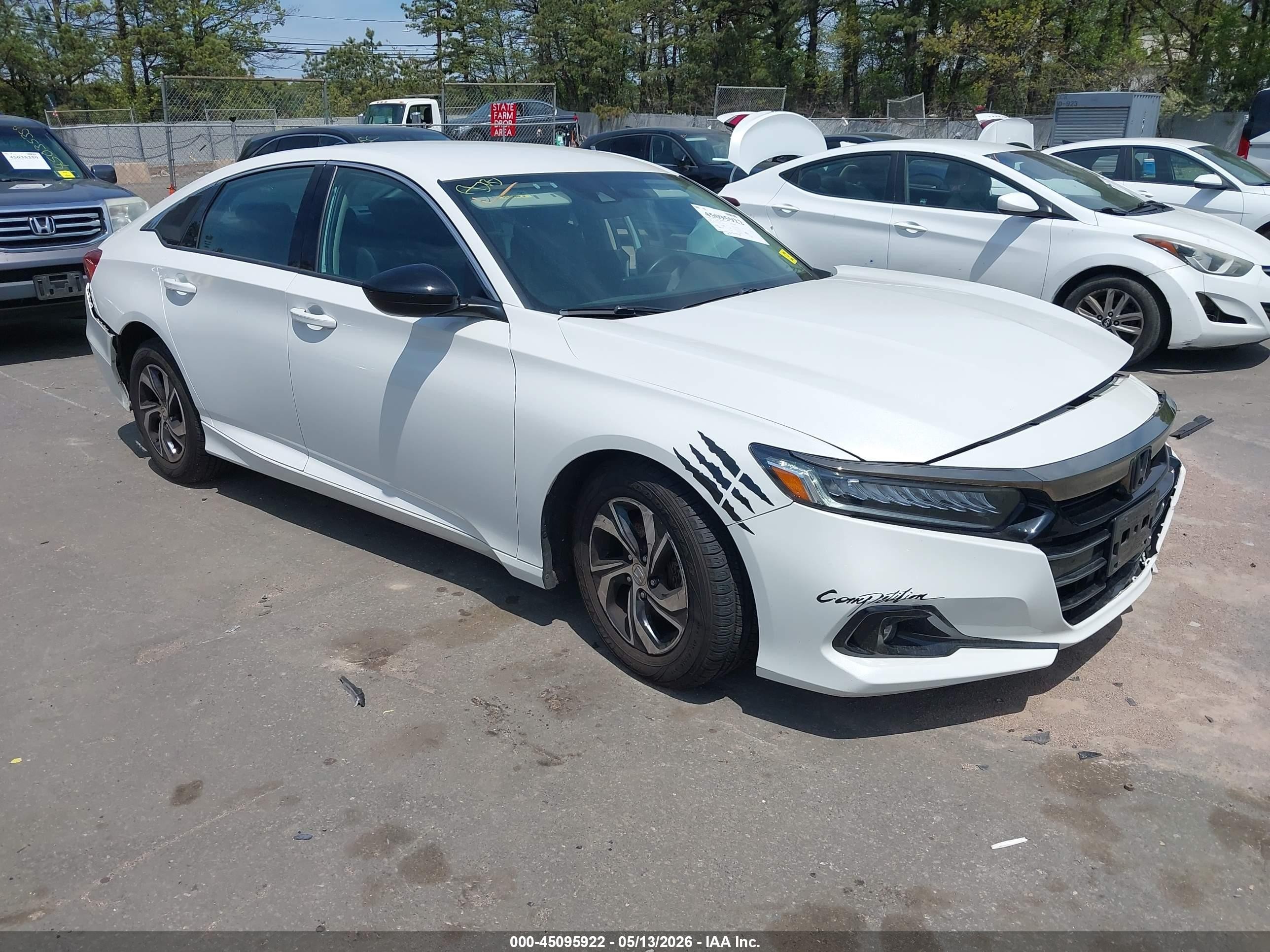 2021 Honda Accord Sport SE, VIN 1HGCV1F47MA023744 — Бок