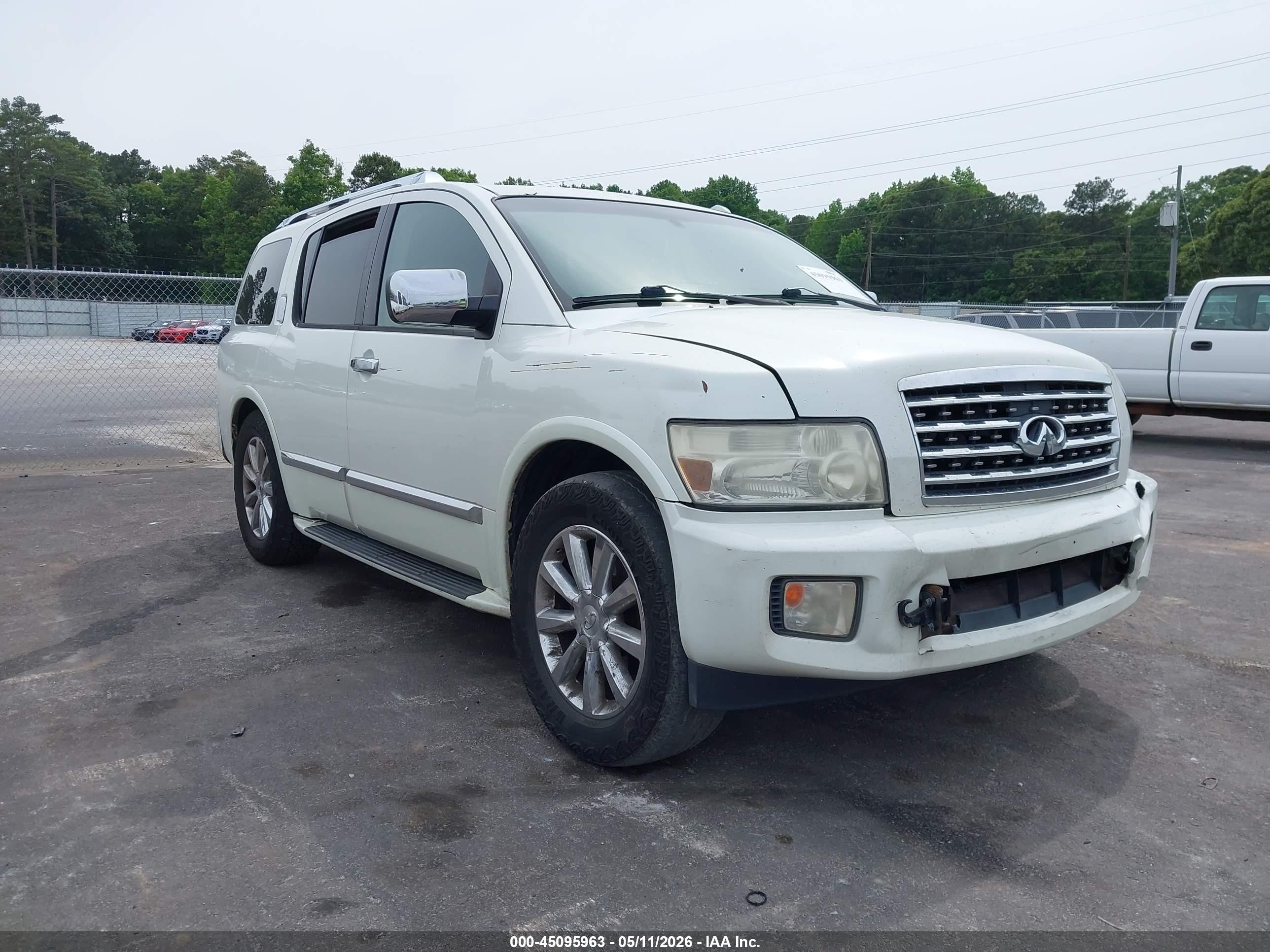 2009 Infiniti QX56, VIN 5N3AA08D89N903380 — Front end