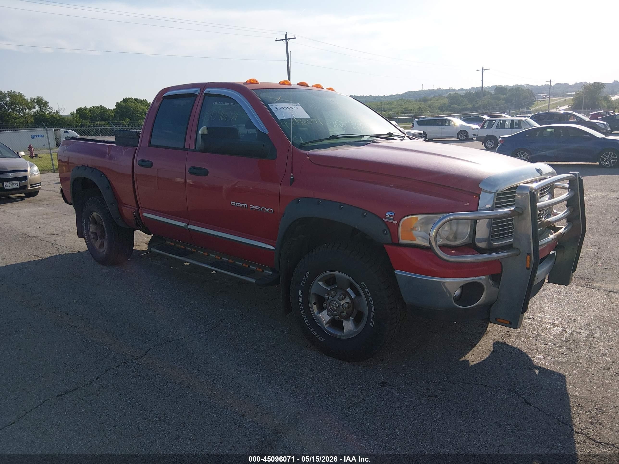 2005 Dodge RAM, VIN 3D3KS28C05G785322 — Обычный износ