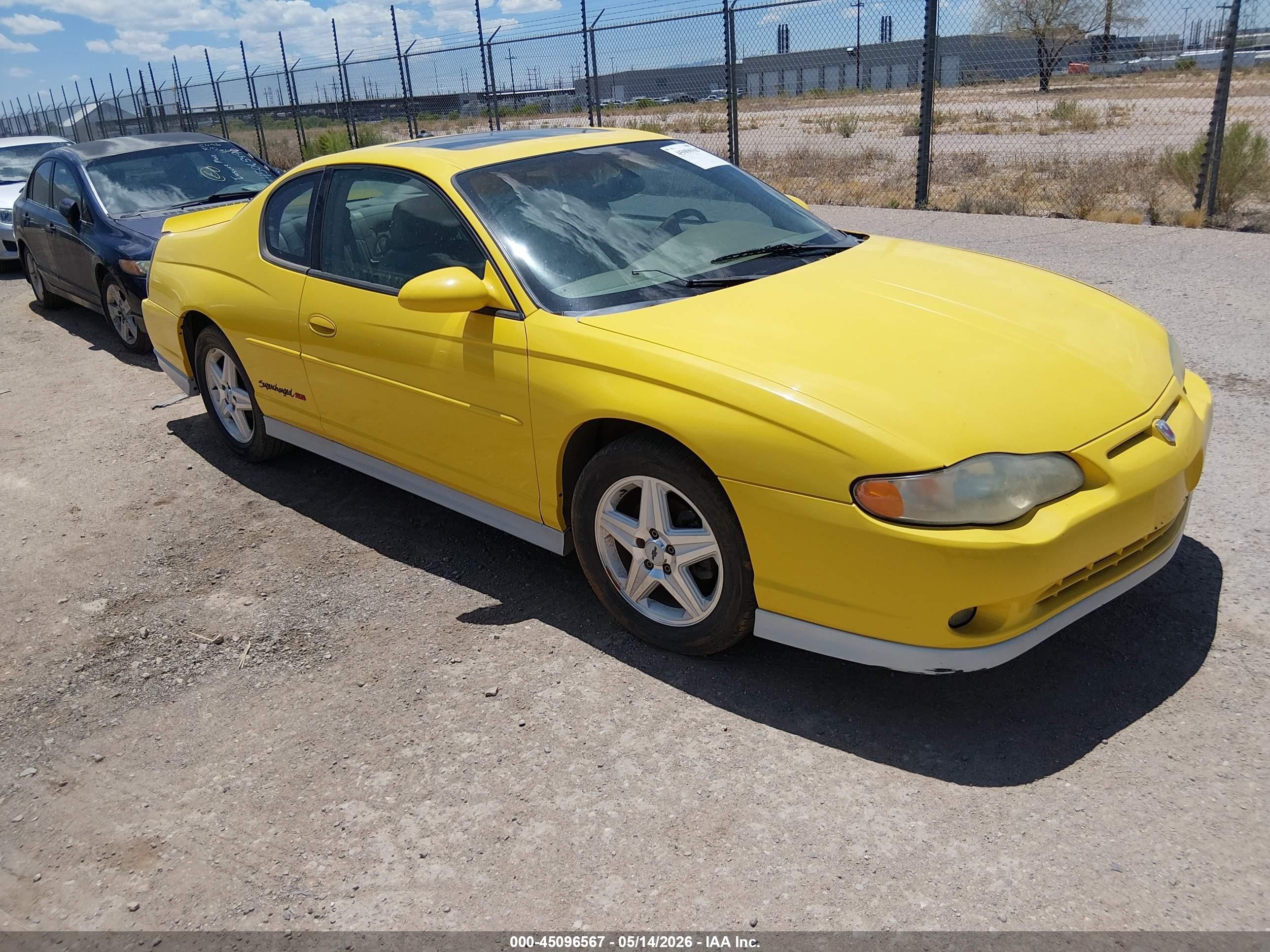2004 Chevrolet Monte Carlo SS Supercharged, VIN 2G1WZ121849181574 — Normal wear