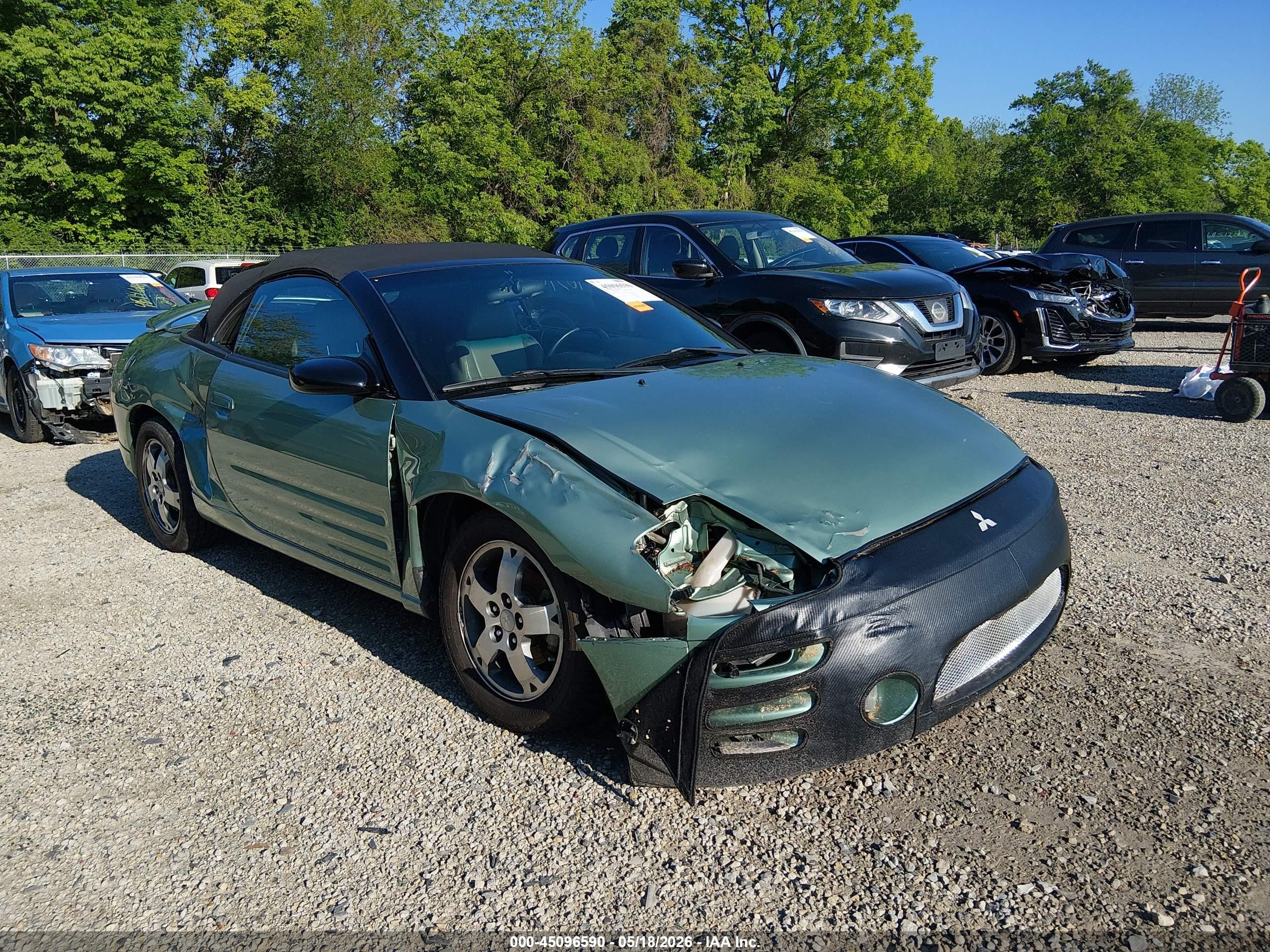 2003 Mitsubishi Eclipse GS, VIN 4A3AE45GX3E021249 — Side