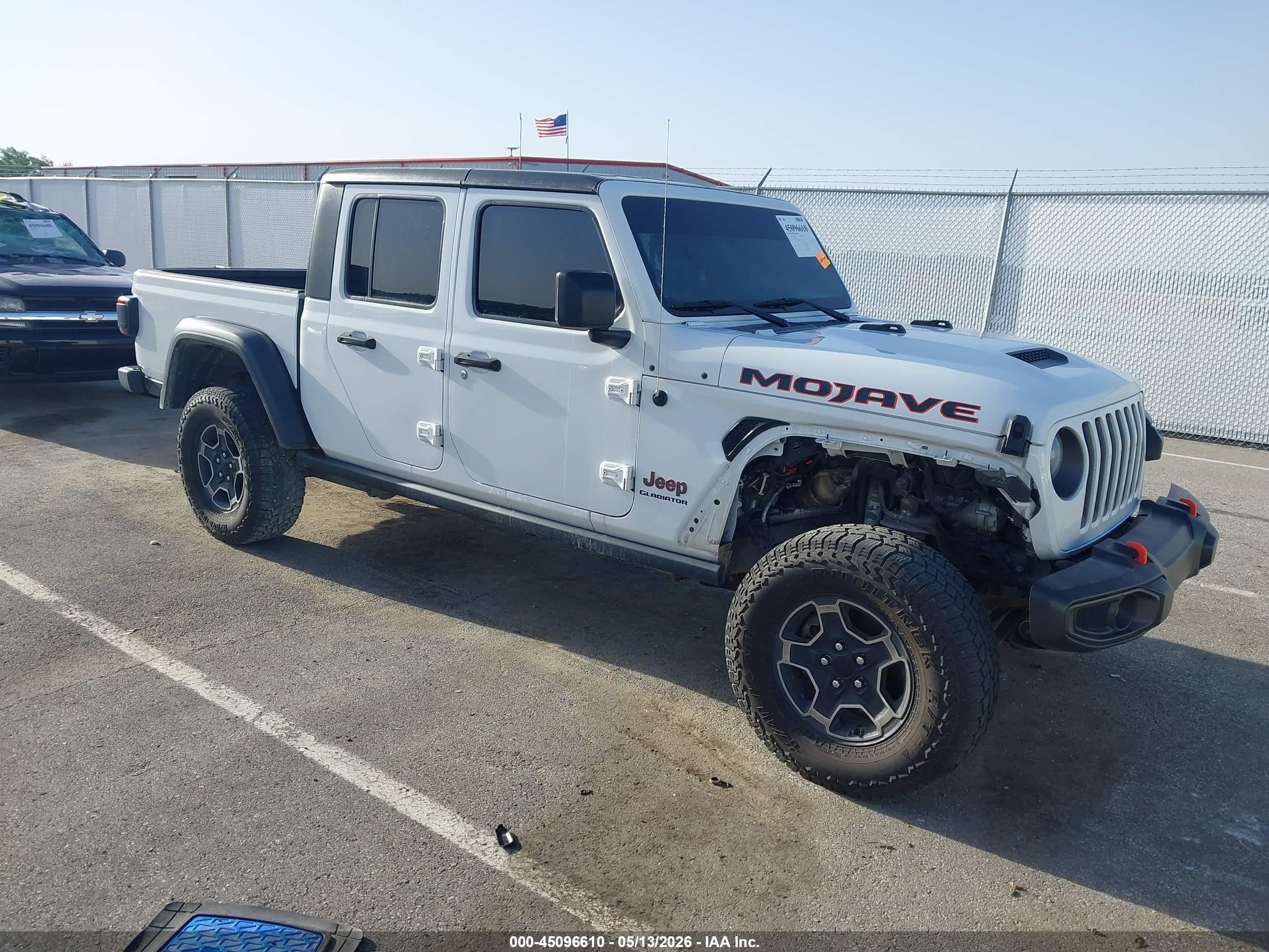 2021 Jeep Gladiator Mojave, VIN 1C6JJTEG2ML601916 — Interior fire