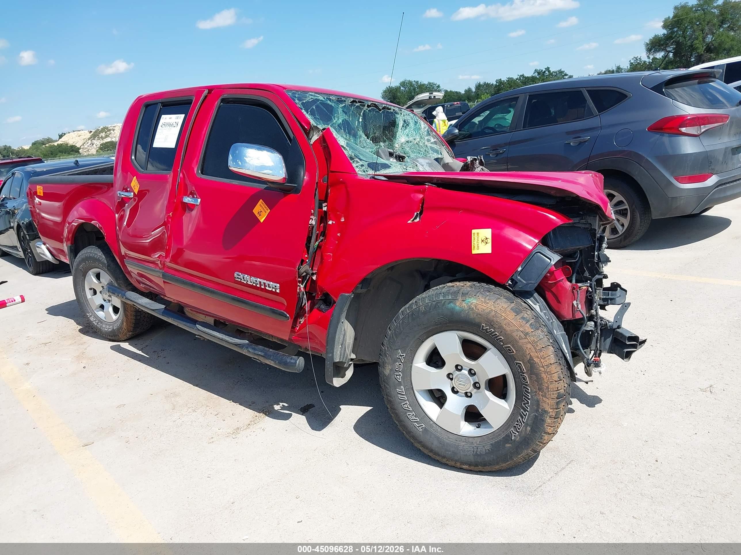 2010 Suzuki Equator RMZ-4, VIN 5Z61D0EV3AC416817 — Front end
