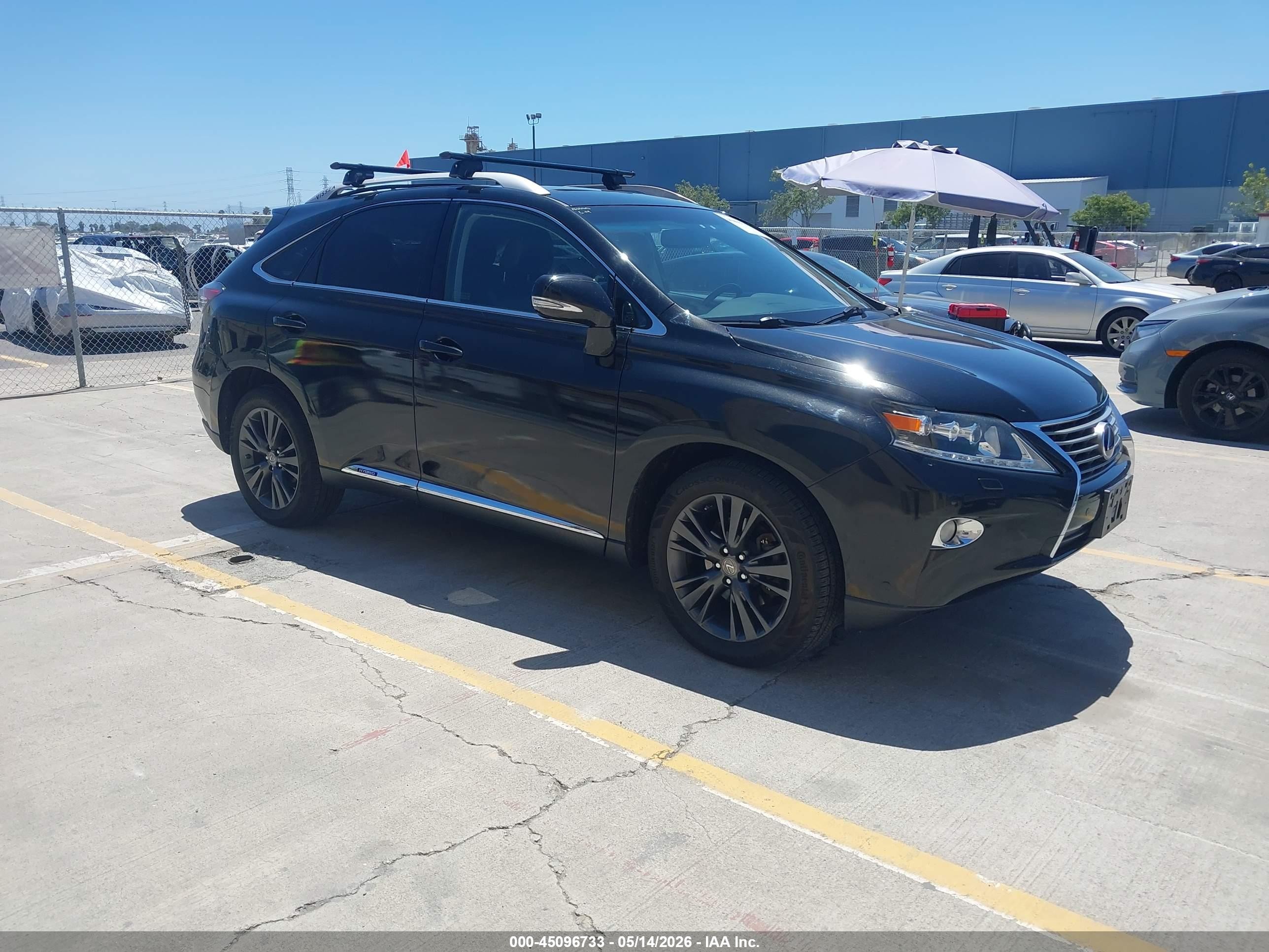 2013 Lexus RX 450h, VIN JTJBC1BA8D2053872 — Fresh water flood