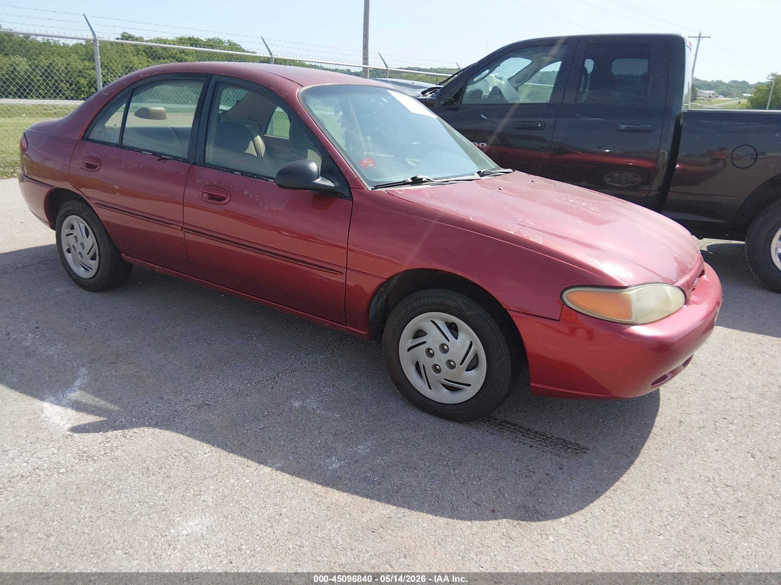 1997 Ford Escort LX, VIN 1FALP13P4VW381790 — Normal wear