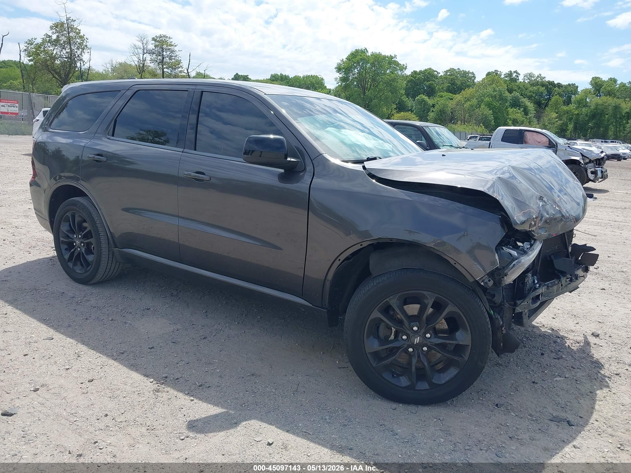 2021 Dodge Durango SXT Plus, VIN 1C4RDJAG6MC697384 — Front end