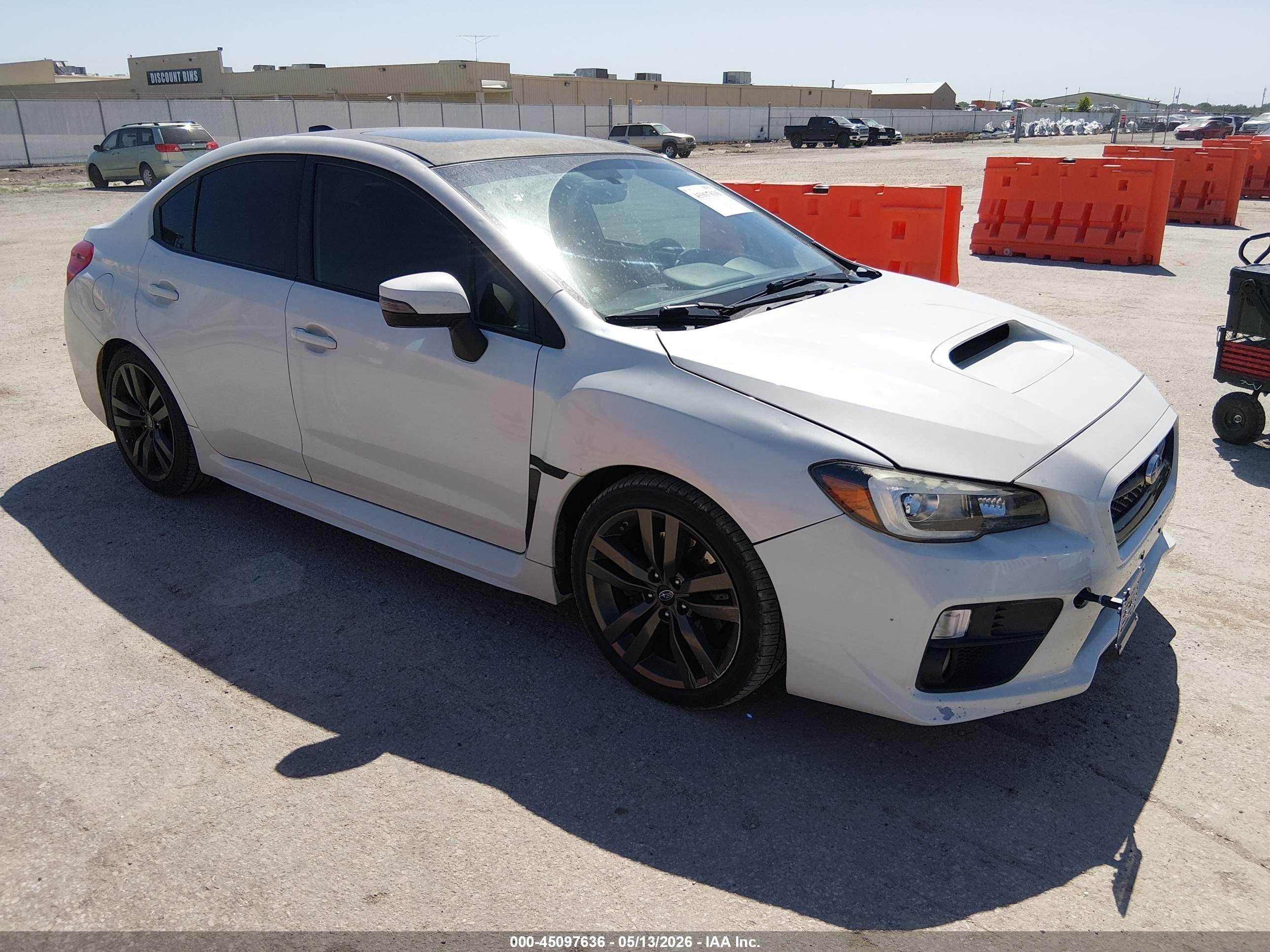 2017 Subaru WRX Limited, VIN JF1VA1N61H8802744 — Hail