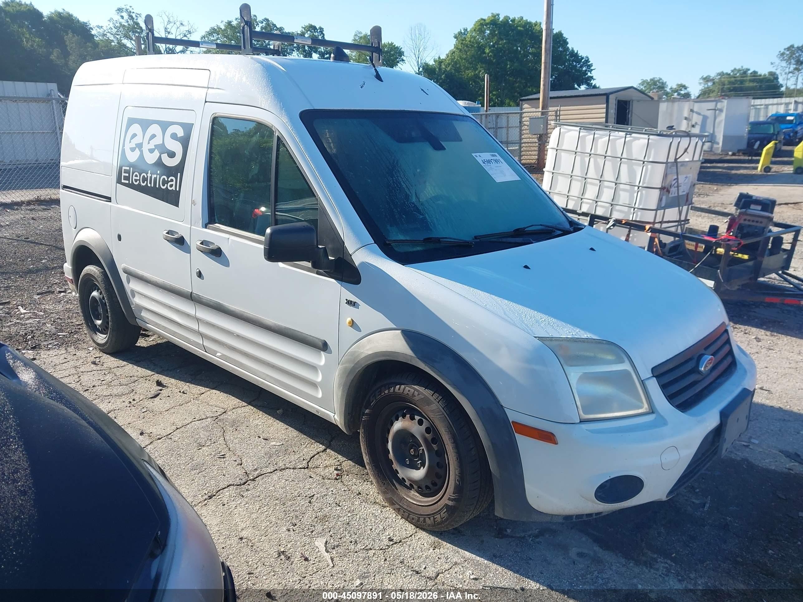 2013 Ford Transit Connect XLT, VIN NM0LS7BN8DT131011 — Rear end