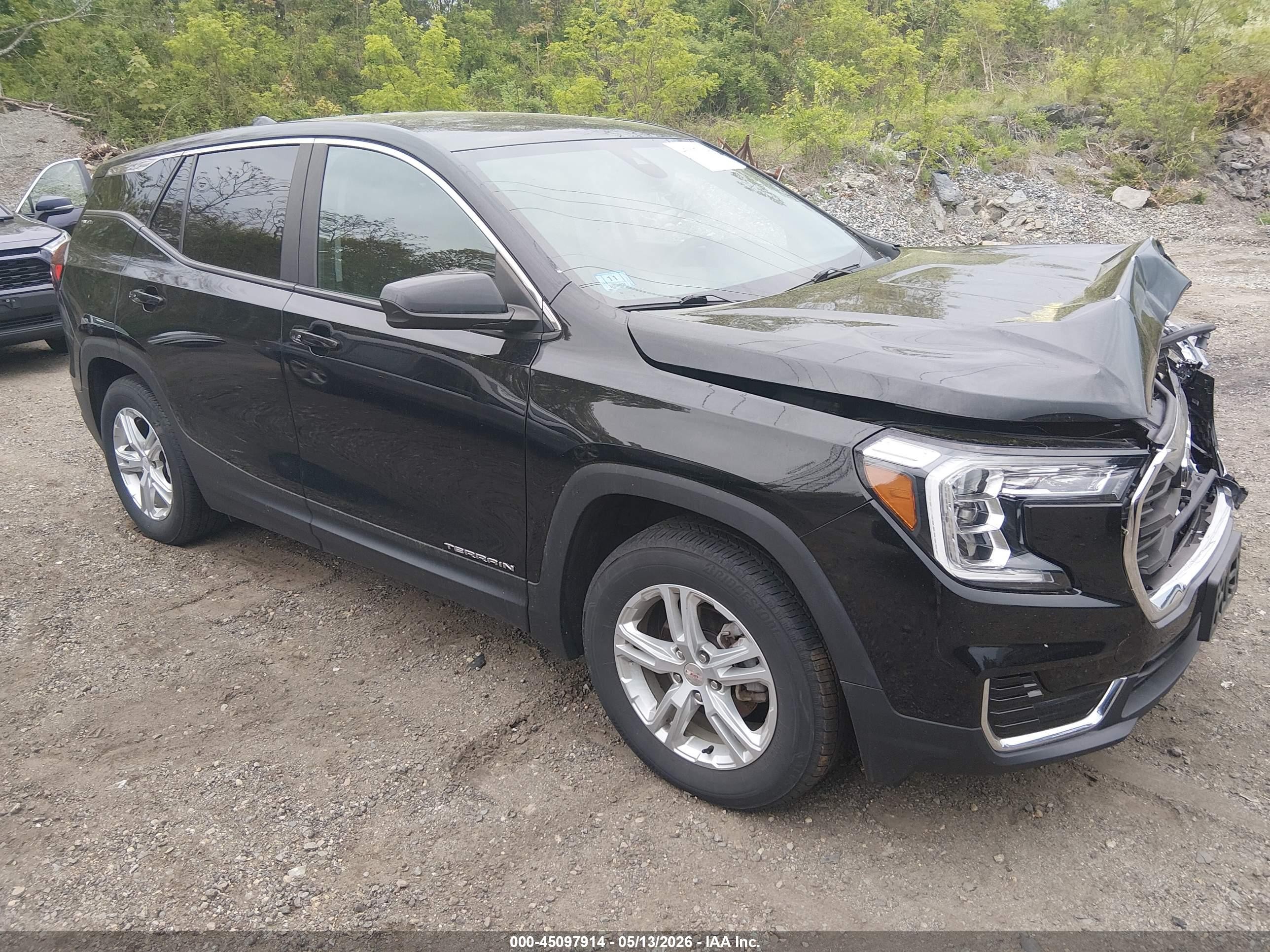 2024 GMC Terrain SLE, VIN 3GKALTEG6RL103284 — Повреждение рамы