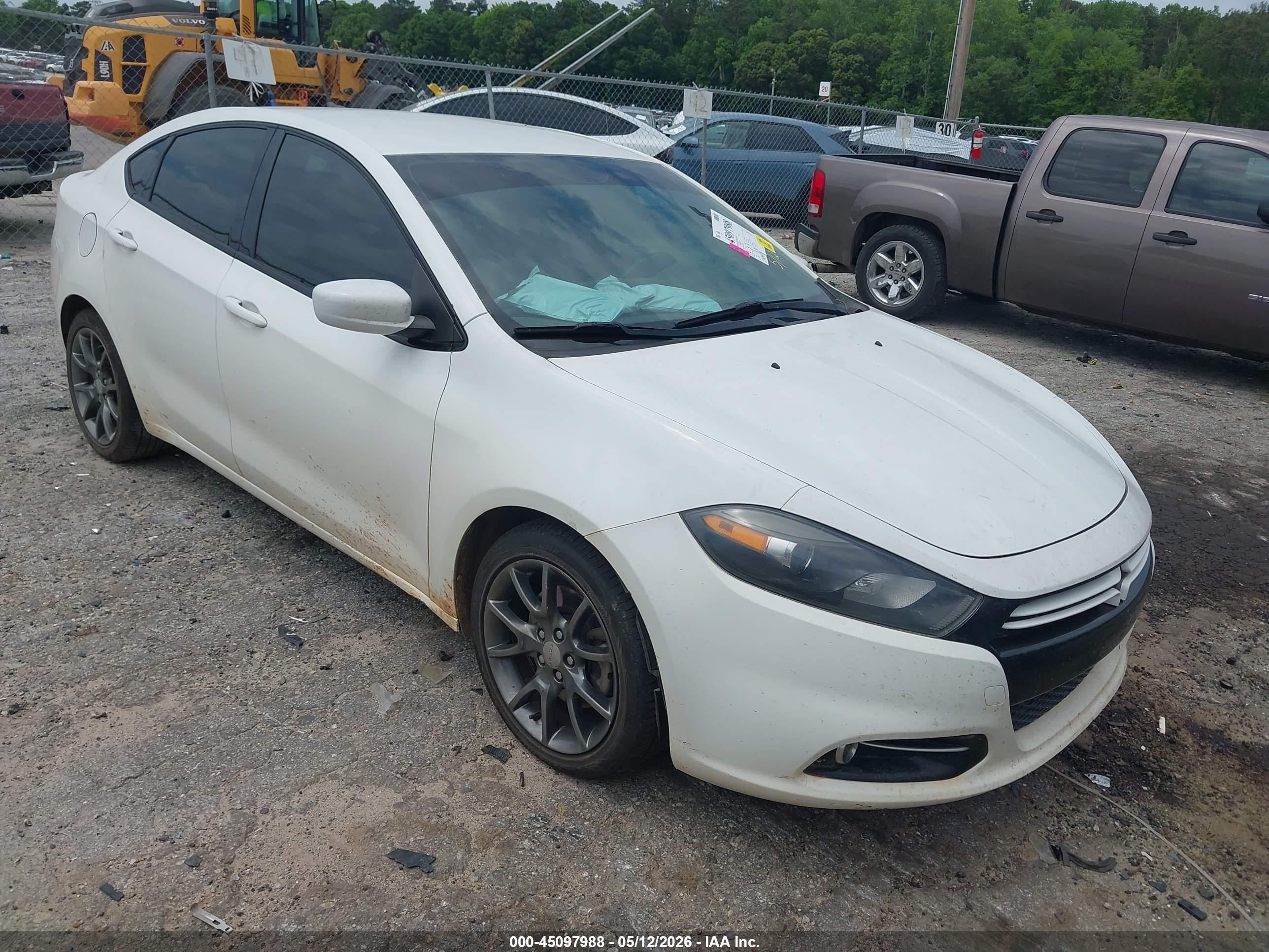 2013 Dodge Dart Rallye, VIN 1C3CDFBH7DD104978 — Engine fire