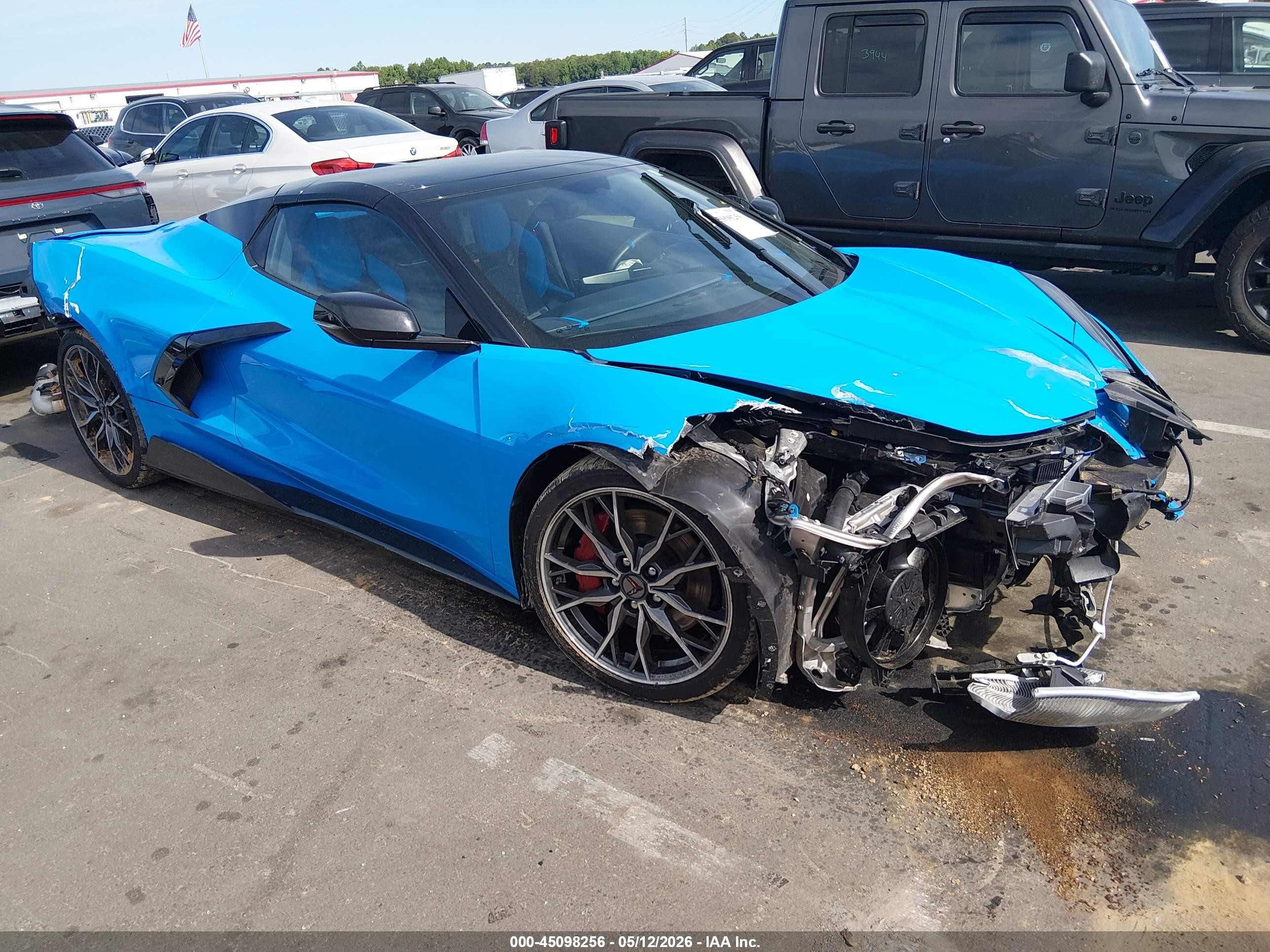 2023 Chevrolet Corvette 3LT, VIN 1G1YC3D49P5120717 — Rear end
