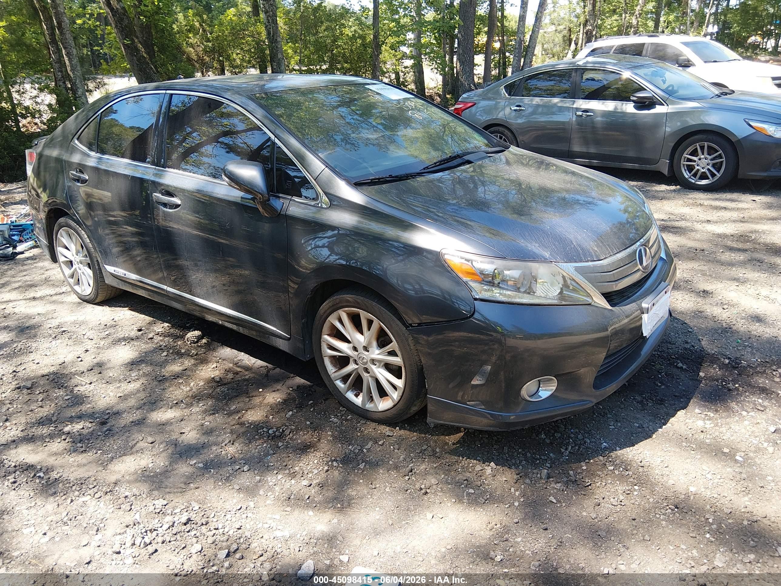 2010 Lexus HS 250h Premium, VIN JTHBB1BA7A2014609 — Repossession