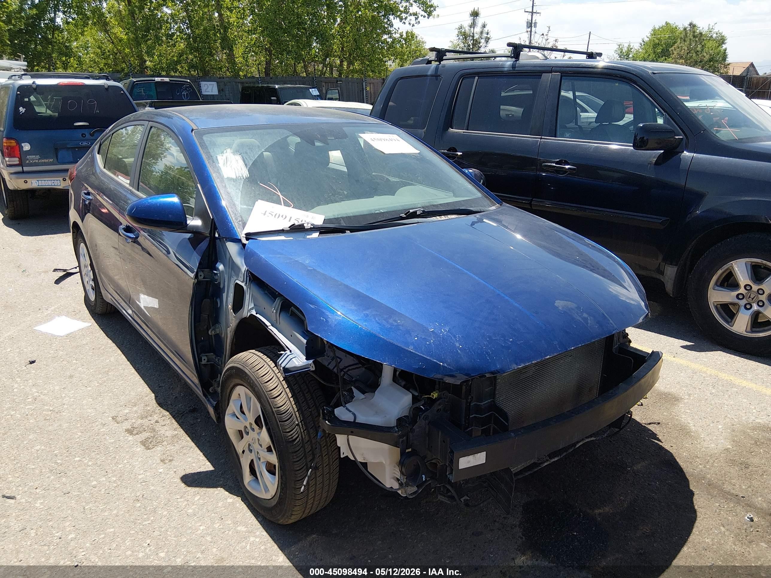 2020 Hyundai Elantra SE, VIN 5NPD74LFXLH600522 — Theft recovery