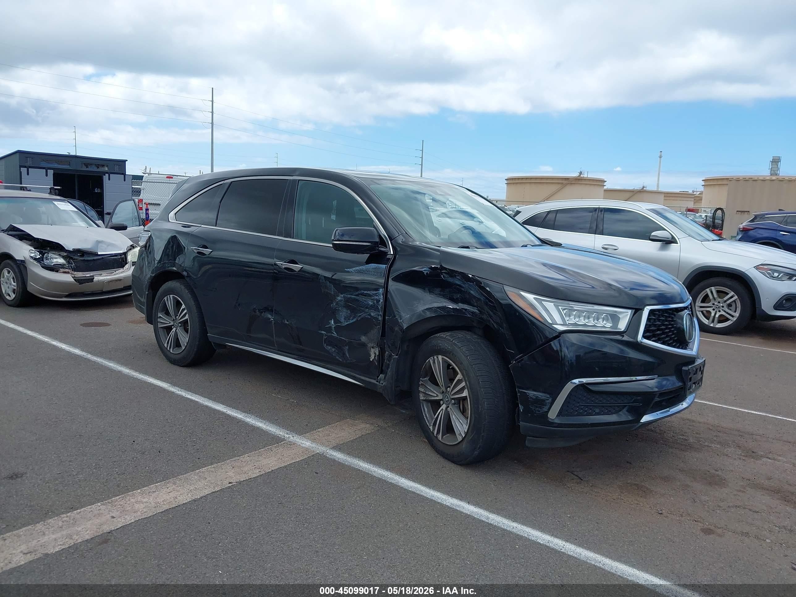 2017 Acura MDX, VIN 5FRYD3H31HB005470 — Side