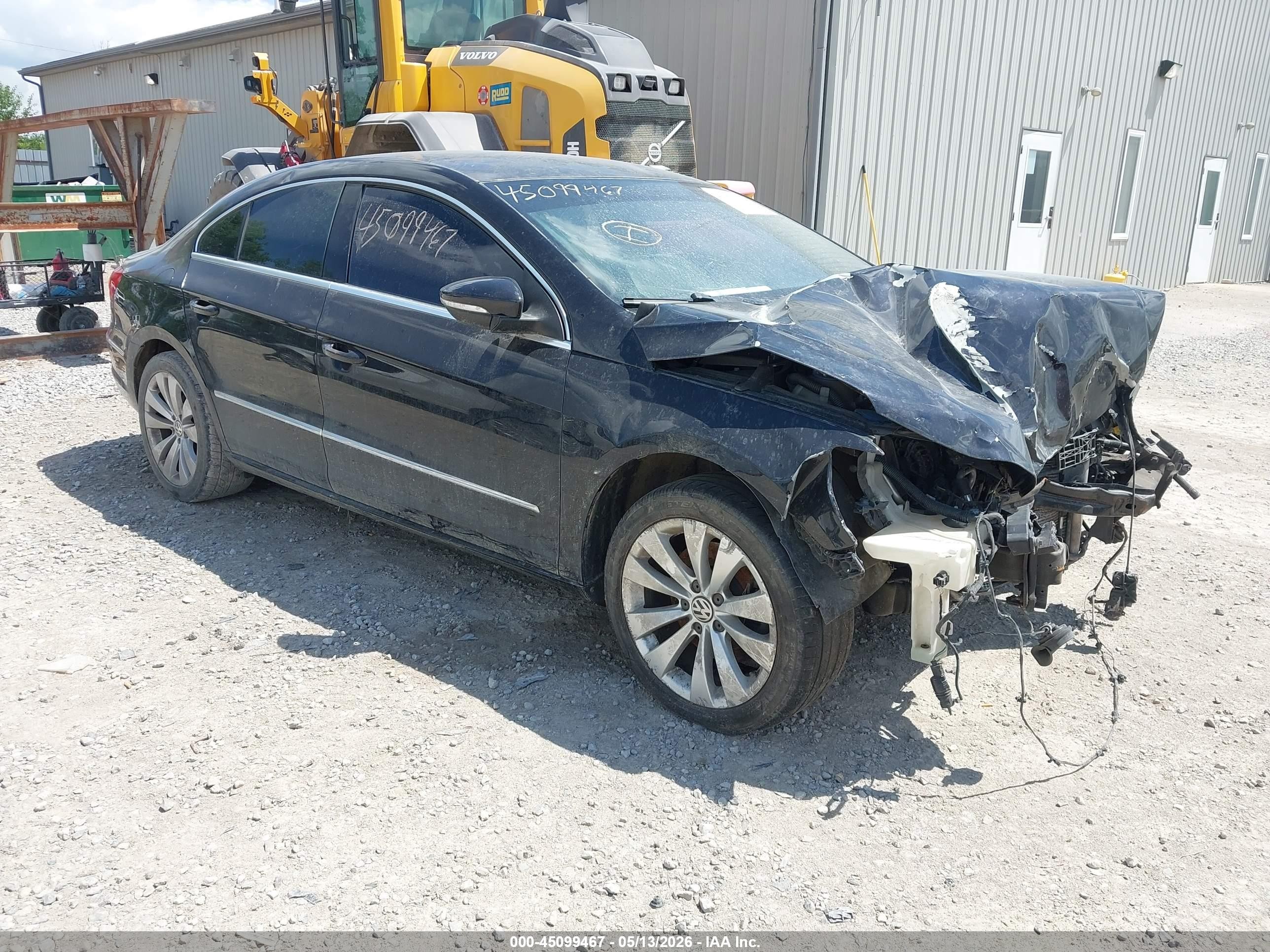 2009 Volkswagen CC Sport, VIN WVWML73C99E518535 — Front end