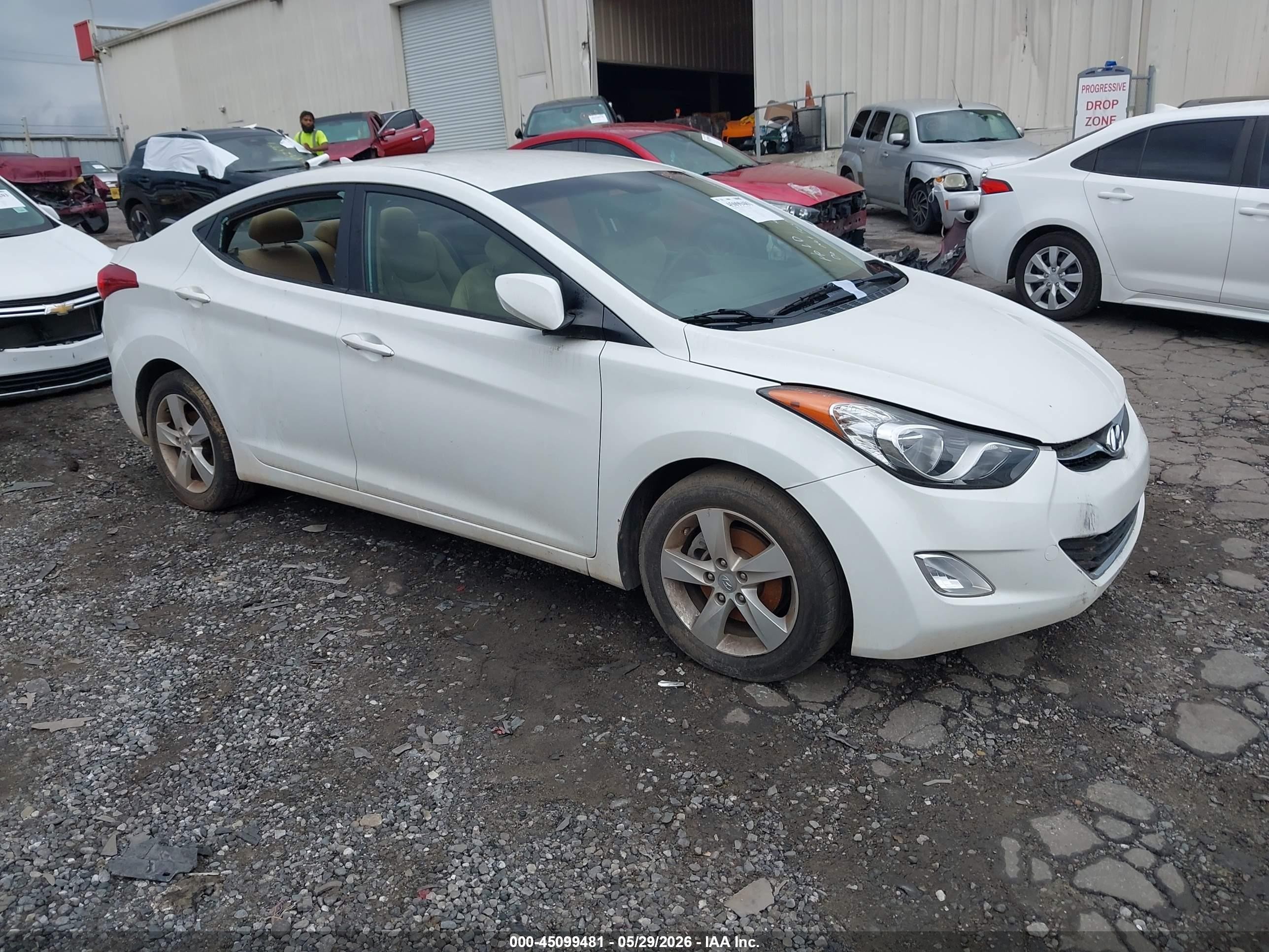 2012 Hyundai Elantra GLS, VIN 5NPDH4AE3CH089341 — Theft recovery