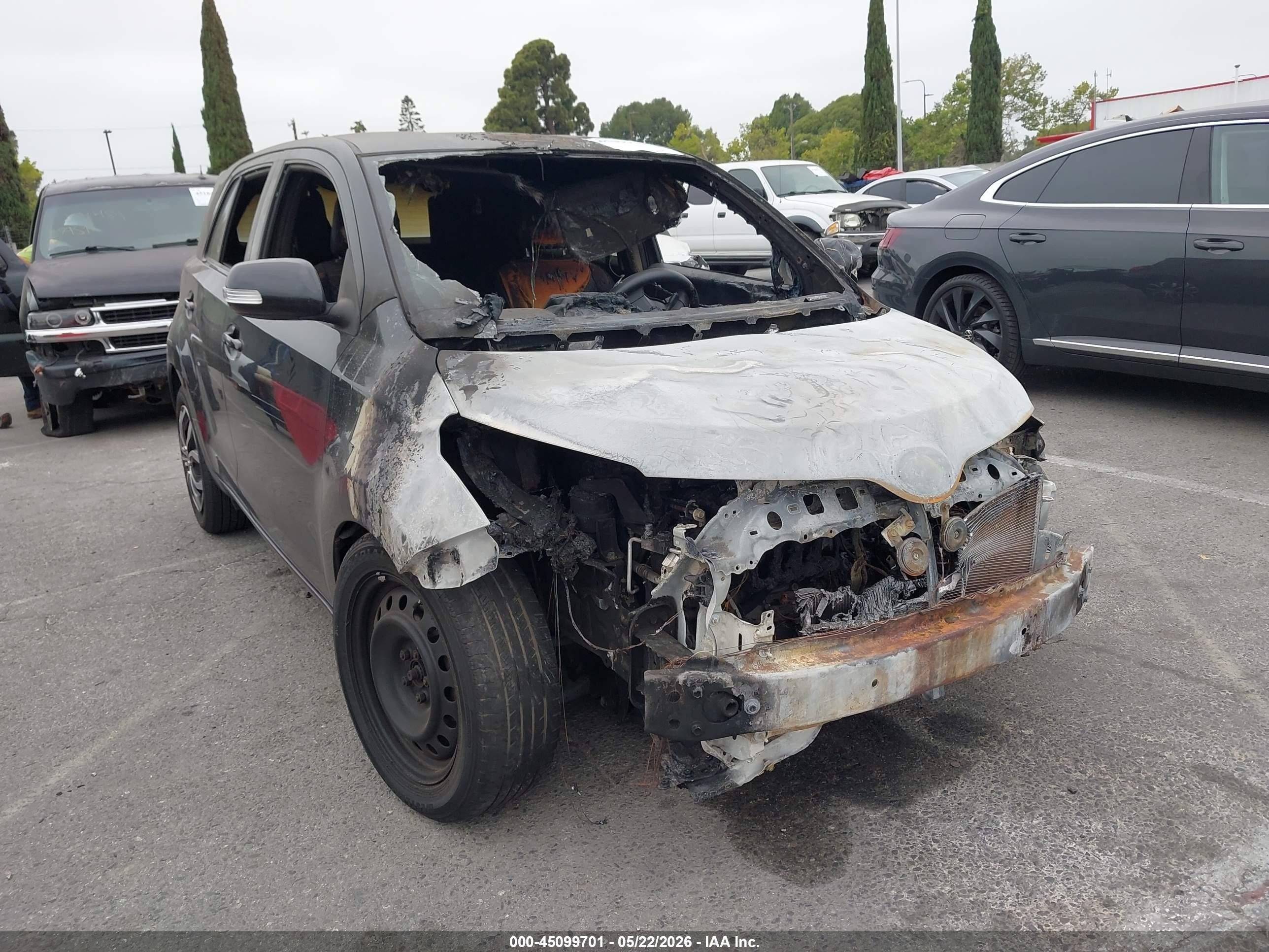 2013 Scion xD, VIN JTKKUPB42D1038716 — Burn