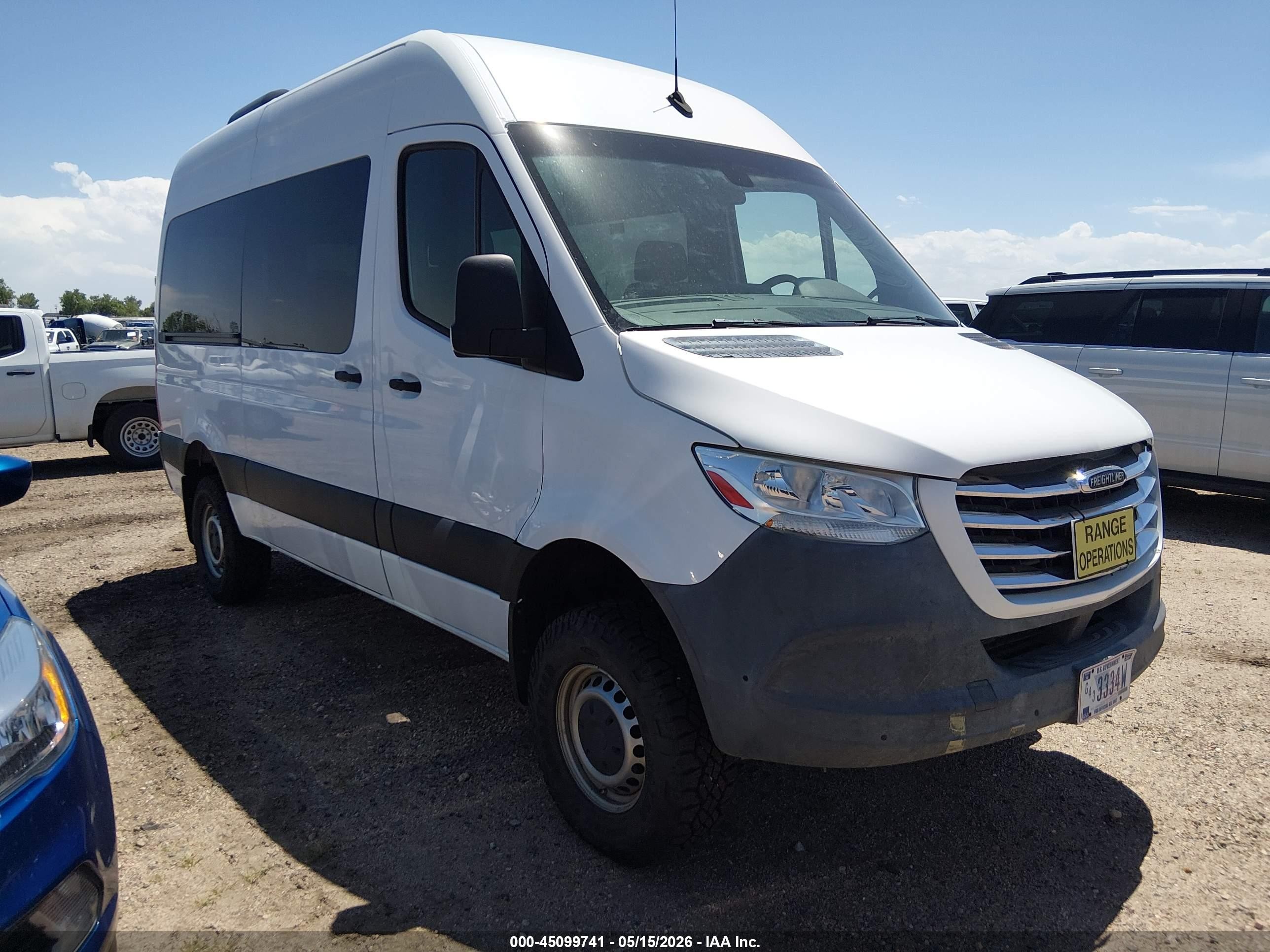 2019 Freightliner Sprinter, VIN W2Z4EFVY7KT017314 — Mechanical