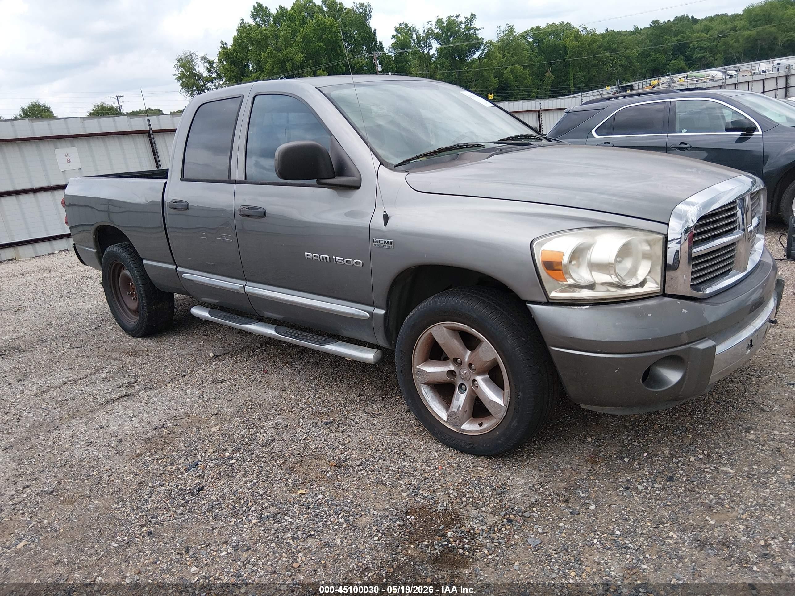 2007 Dodge 1500 SLT, VIN 1D7HA18247S222315 — Обычный износ