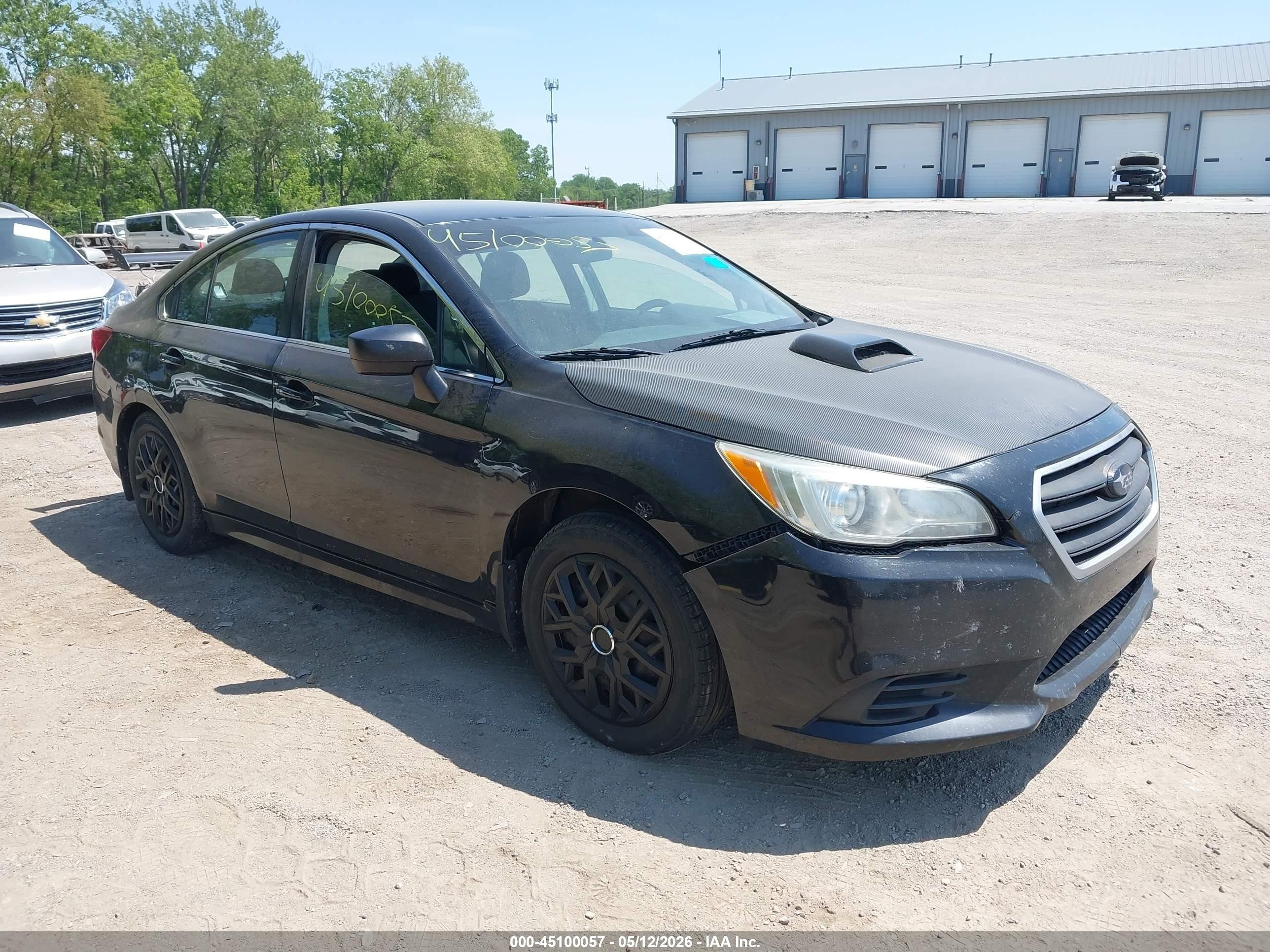 2016 Subaru Legacy 2.5i, VIN 4S3BNAA61G3018163 — Engine fire