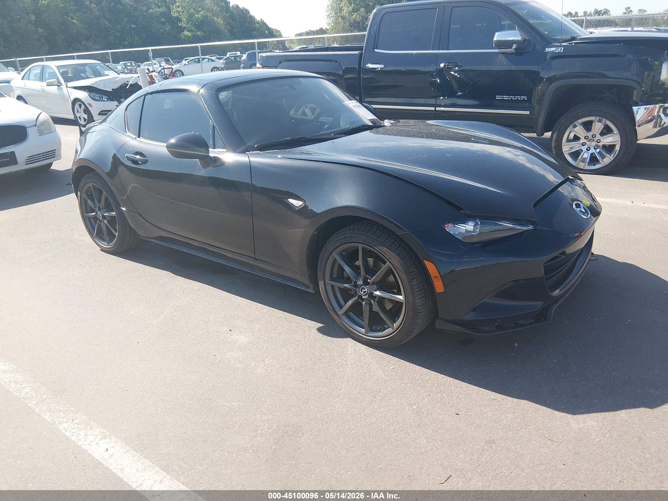 2018 Mazda MX-5 Miata Club, VIN JM1NDAL74J0200051 — Front end