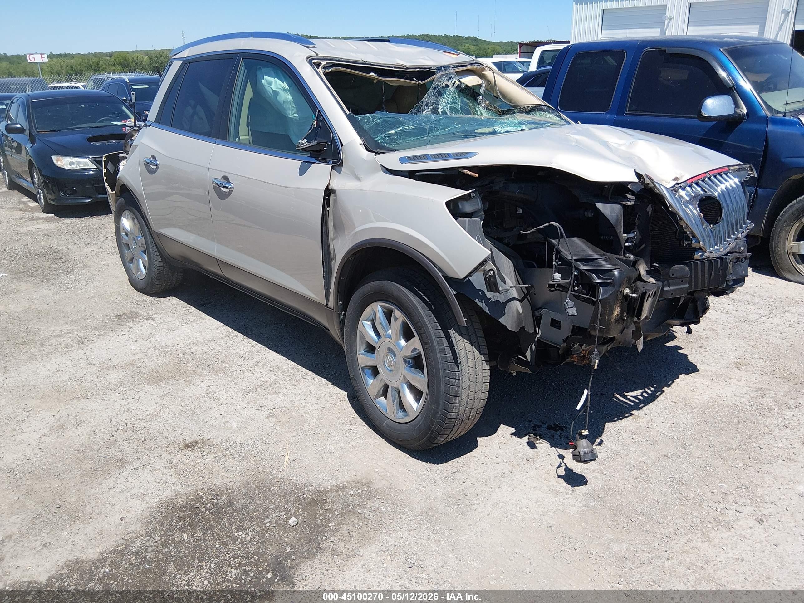 2012 Buick Enclave Leather, VIN 5GAKRCEDXCJ321328 — Rollover