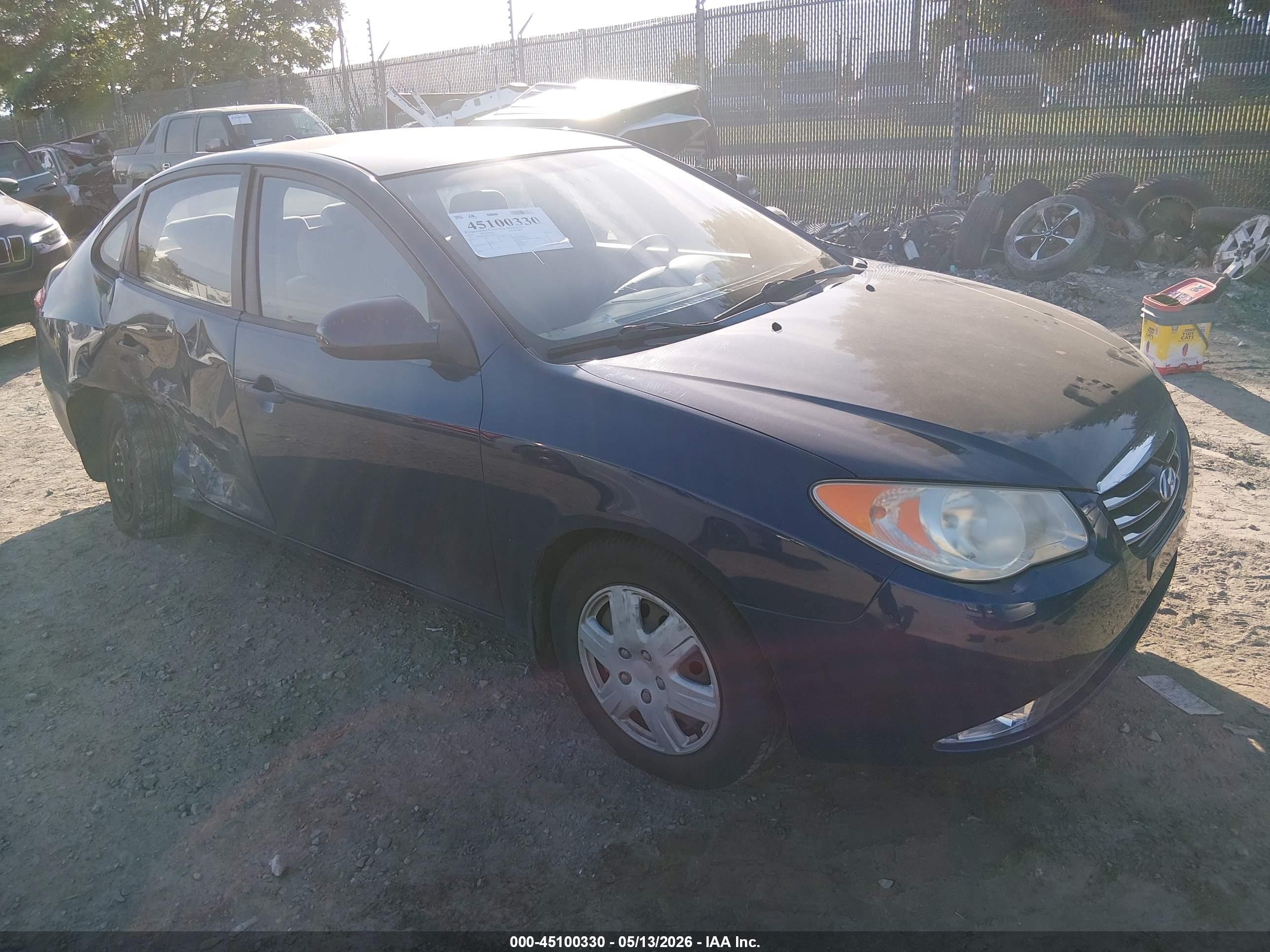 2010 Hyundai Elantra GLS, VIN KMHDU4AD2AU830502 — Side