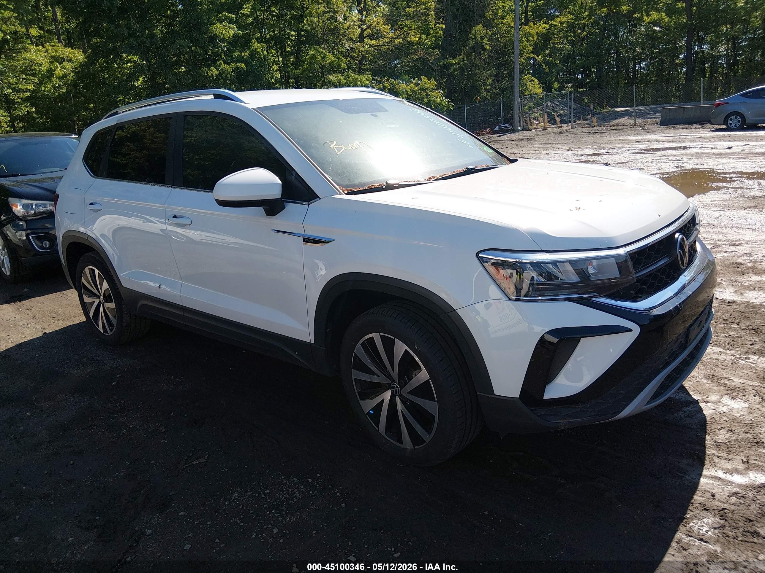 2022 Volkswagen Taos SE, VIN 3VVWX7B24NM075948 — Theft recovery